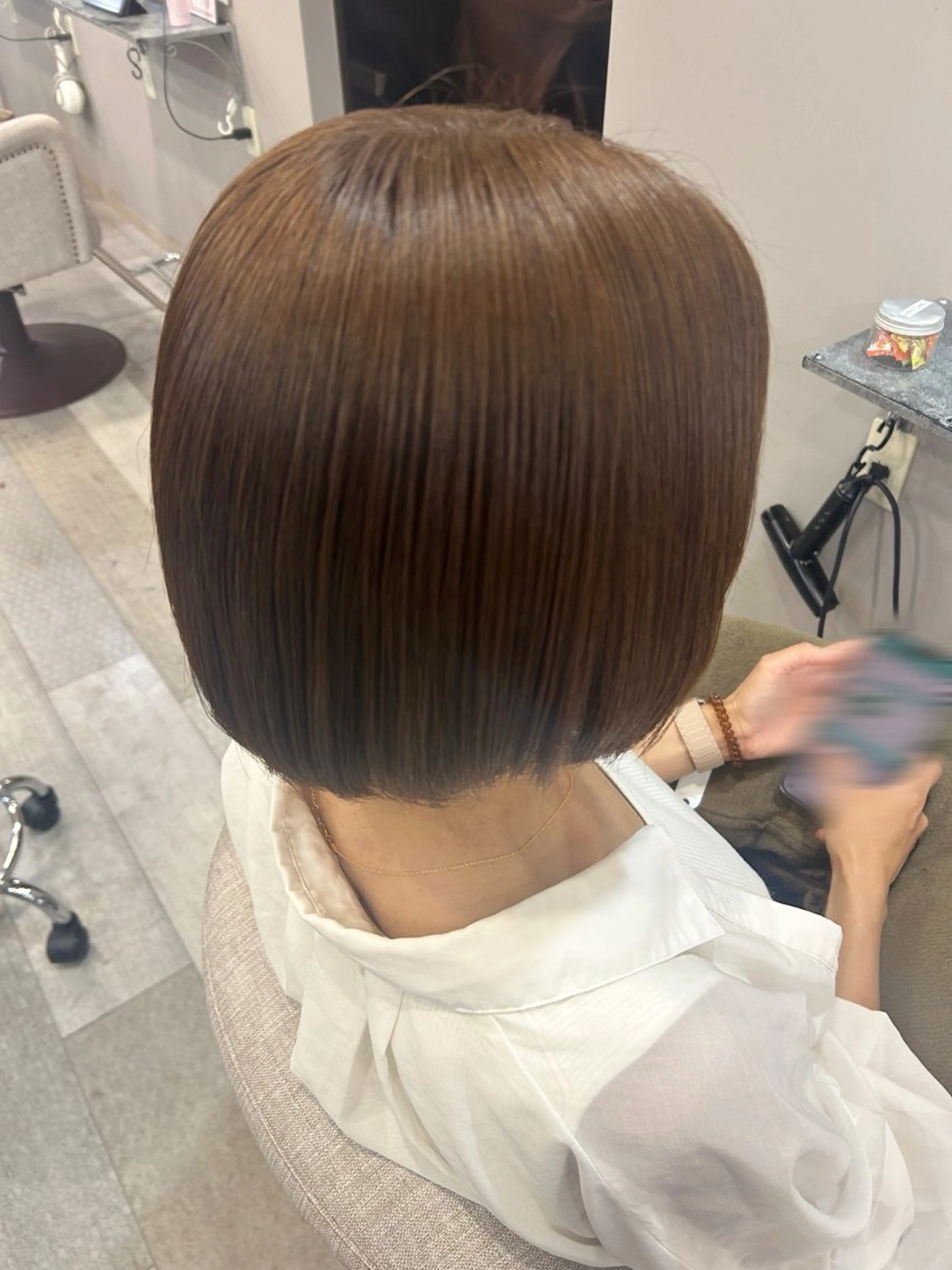 カラー ブラウンカラー ヘアカラー 伊藤 愛理のヘアスタイル