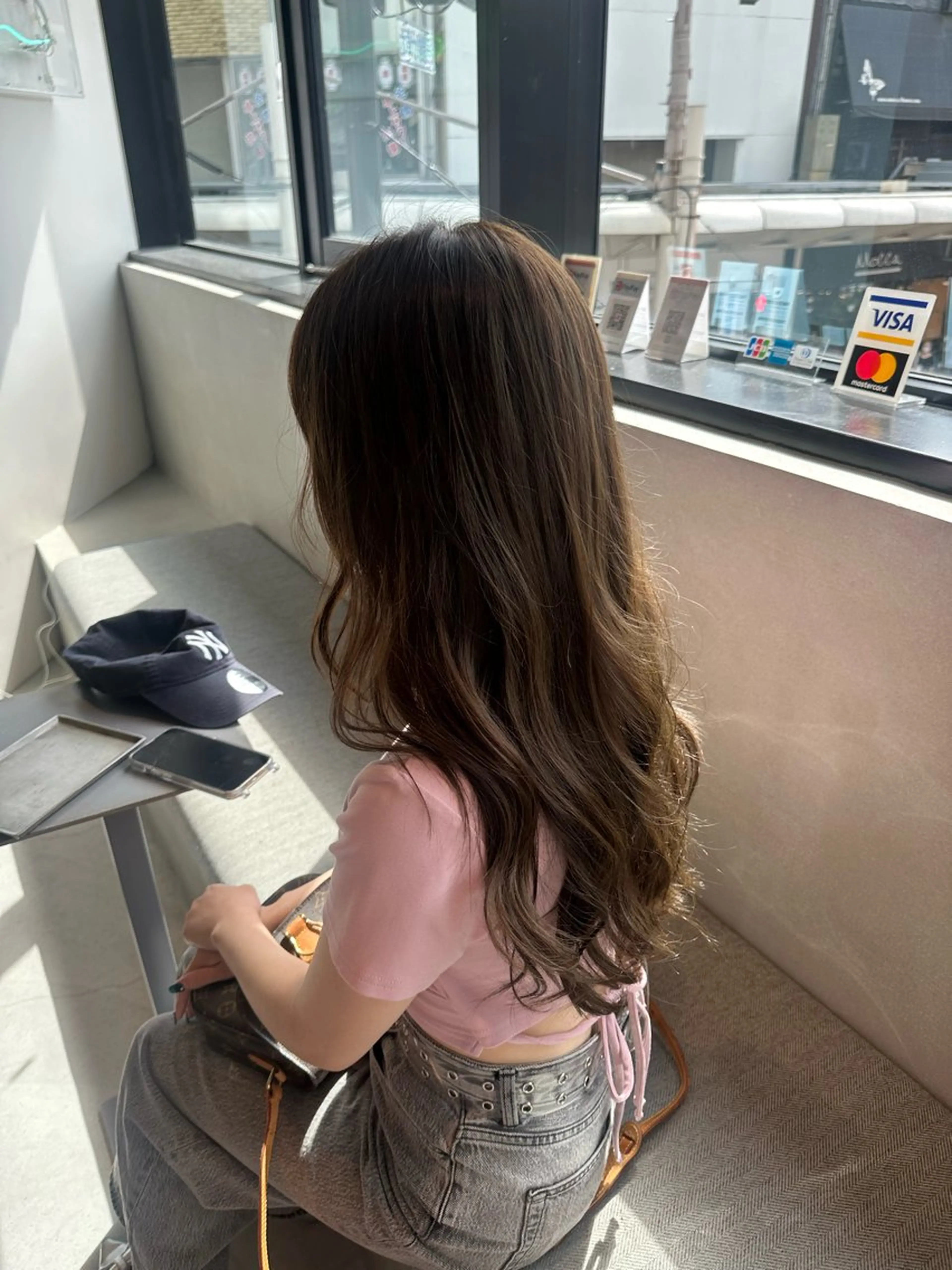 ロング カラー ヘアカラー ながたに あやか🎀のヘアスタイル