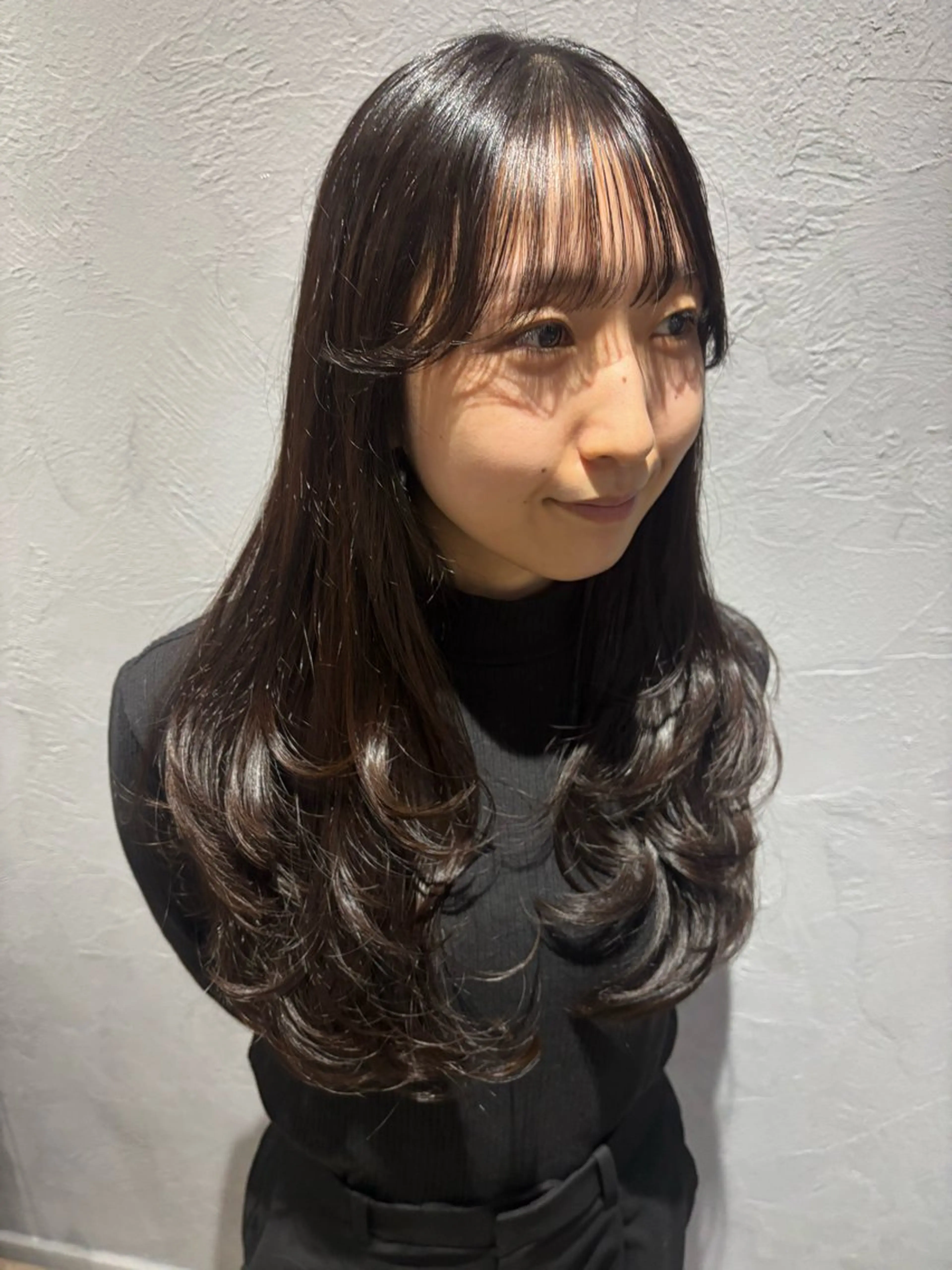 ロング レイヤーカット カット Maki /カラー/ブリーチのヘアスタイル