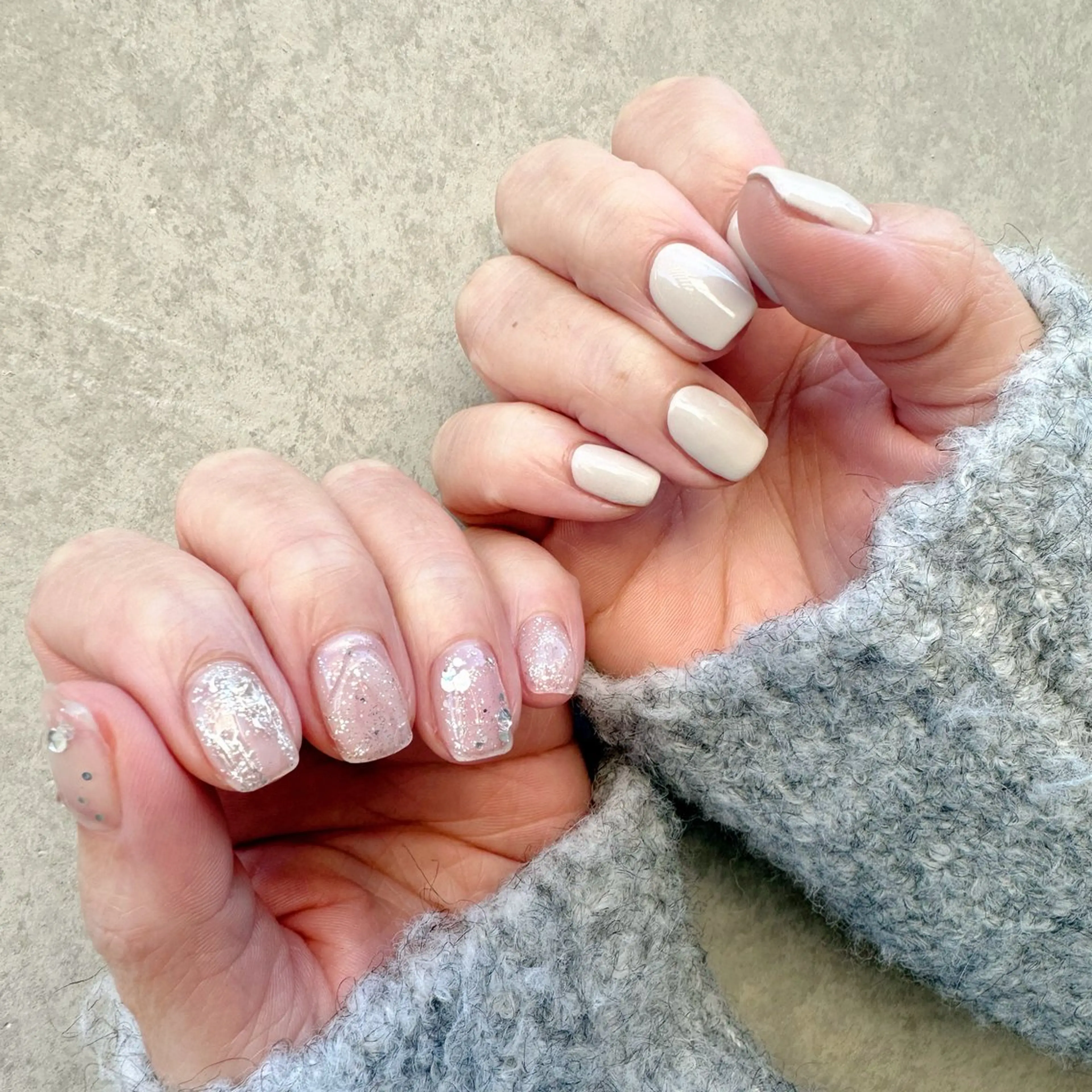 ネイル アートネイル クリアネイル 氷ネイル・うるうるネイル キラキラネイル 韓国ネイル 🪞KAPE NAIL 🪞のネイルデザイン