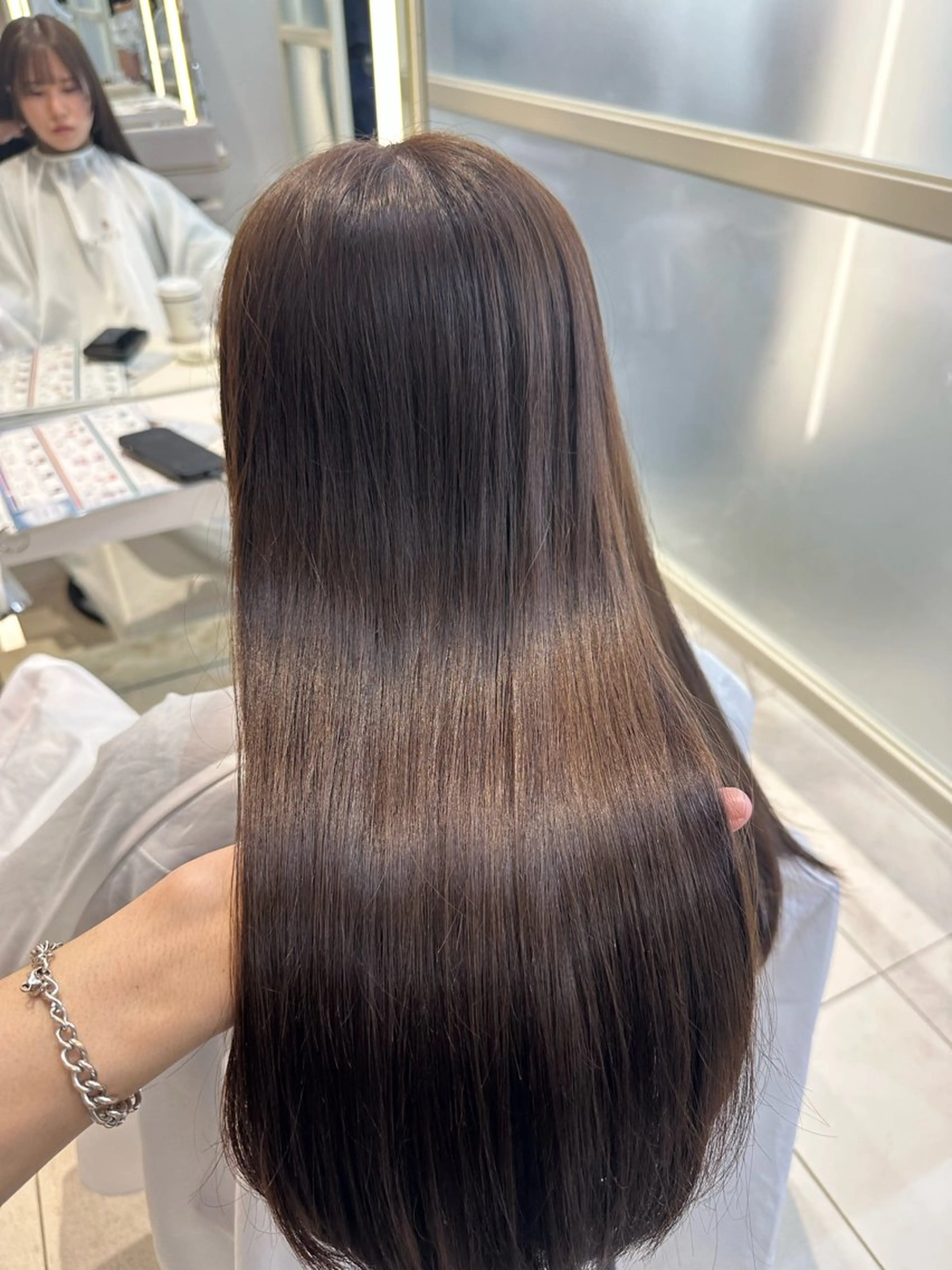 ヘアカラー トリートメント よねけん😁 透明感/艶感のヘアスタイル