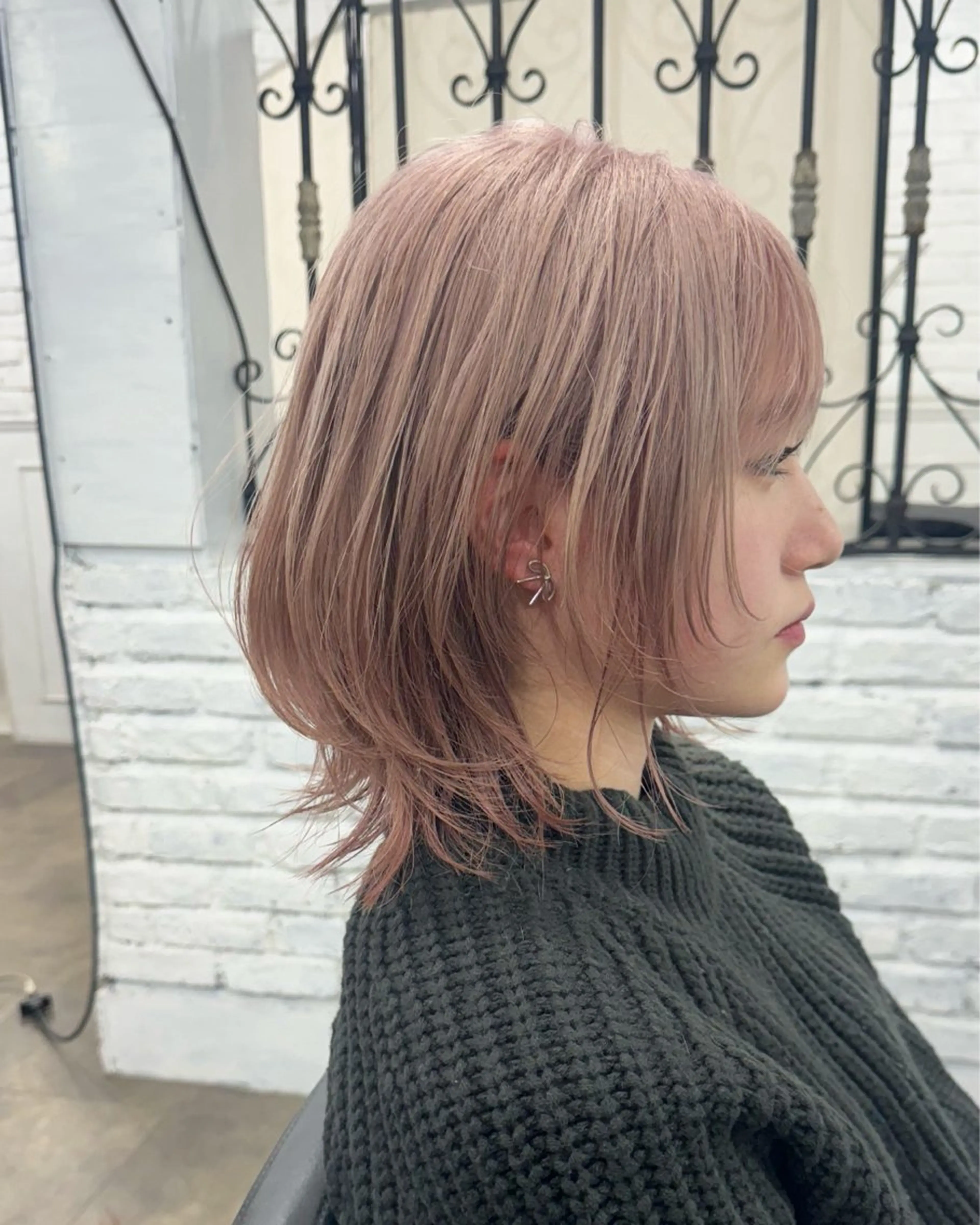 ミディアム ヘアカラー トリートメント SALOWIN札幌大通り所属・札幌ハイトーン/ ブリーチカラー/ドイのヘアスタイル