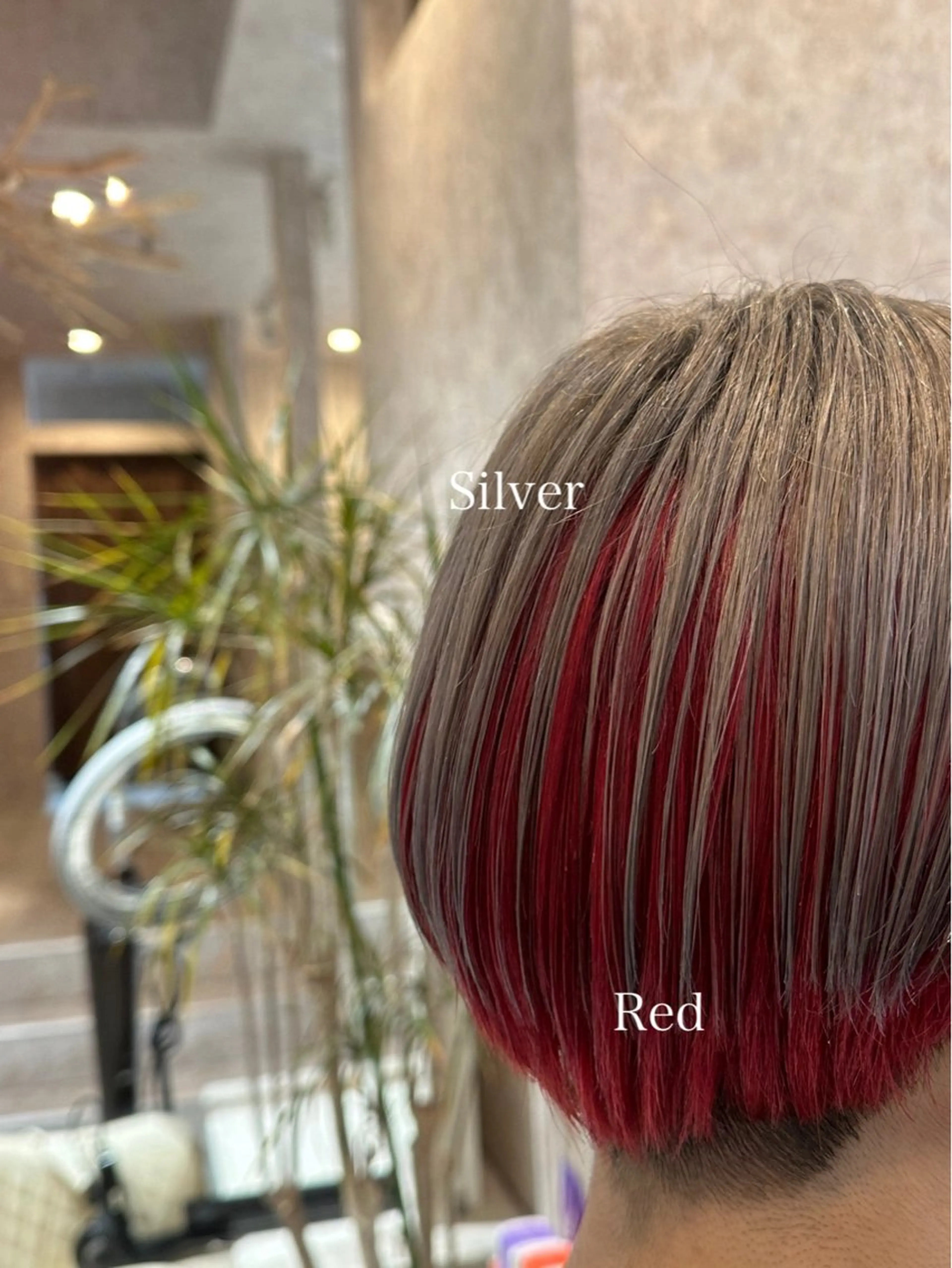 ショート カラー ブリーチ ブルーカラー ダブルカラー グラデーションカラー ハイライトカラー 💈Blanco💈 カラー&ケア🌈のヘアスタイル