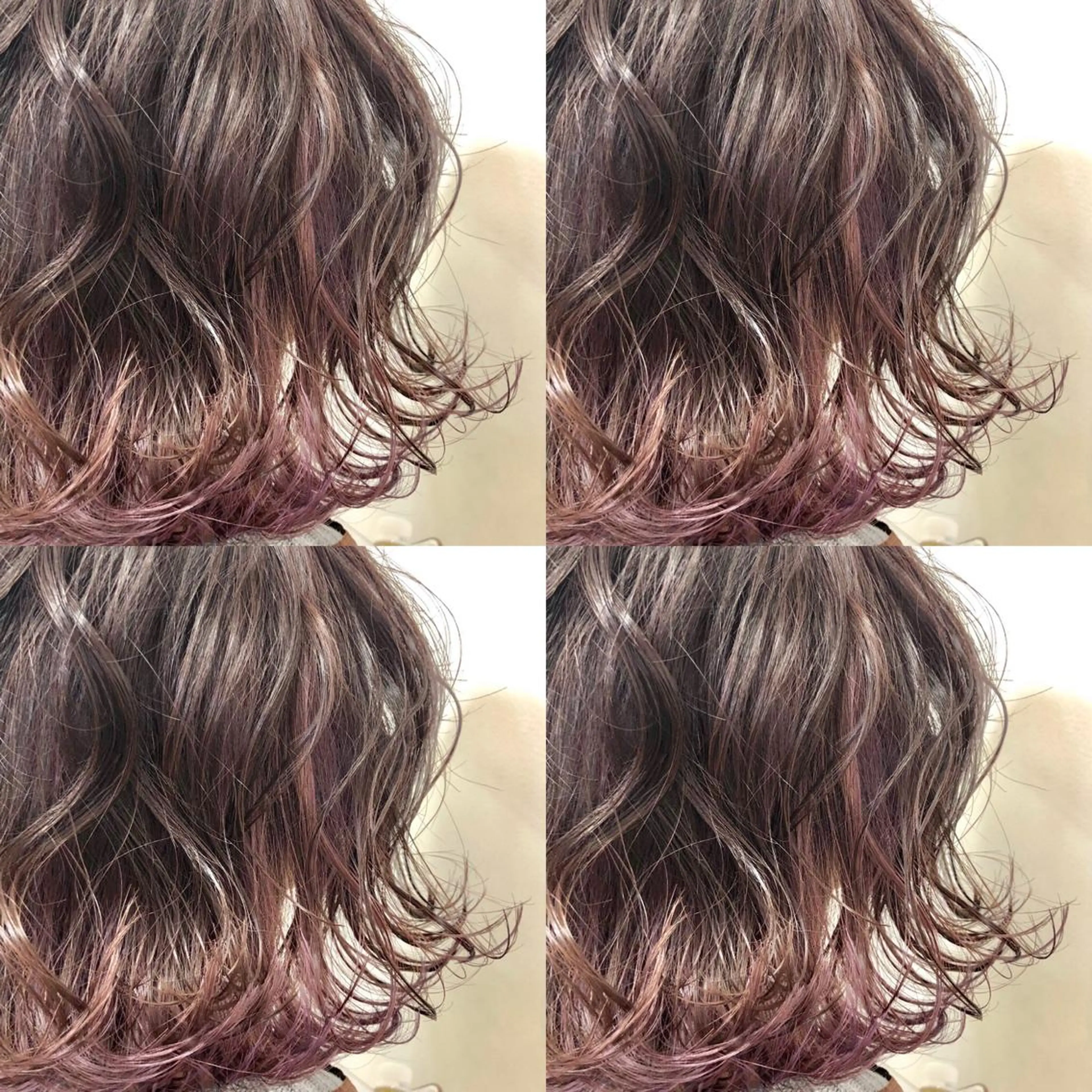 ショート カラー インナーカラー バイオレットカラー ブリーチ👩‍🦳/ ‪✂︎MANAMIのヘアスタイル