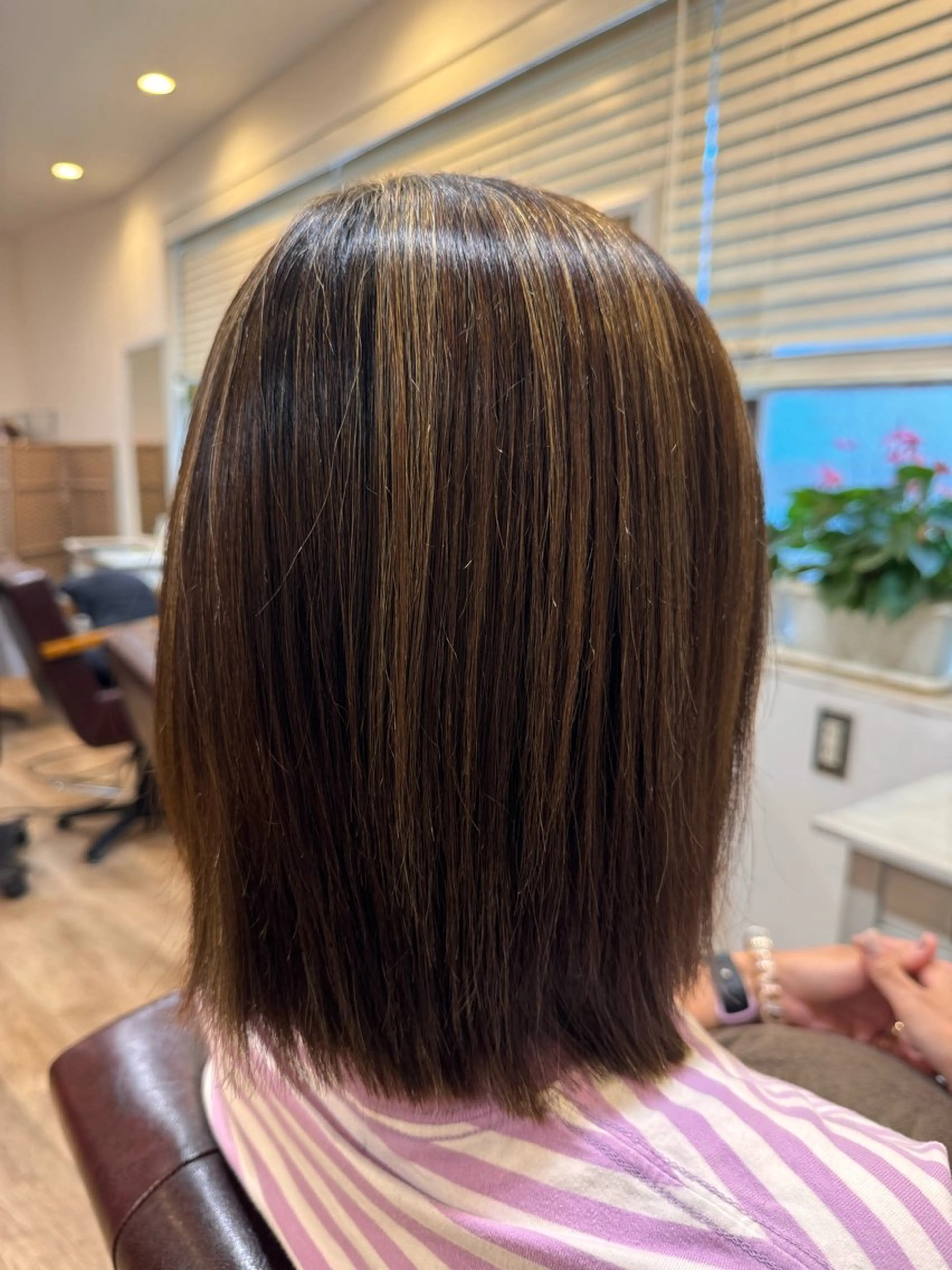 ミディアム カット トリートメント hair salon Rich 横須賀中央店所属・カットモデル募集🐥 高橋さらのヘアスタイル