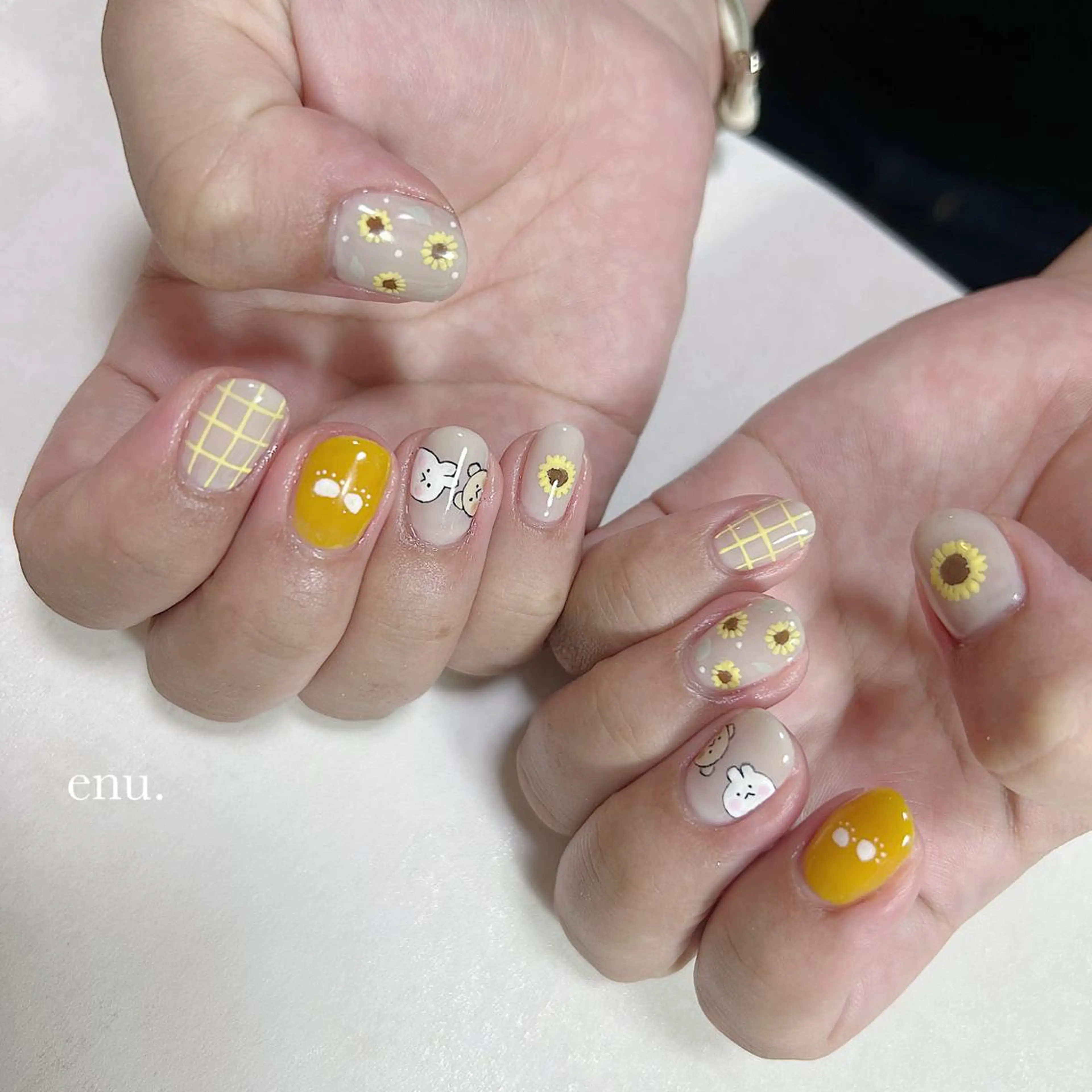 メンズ ネイル アートネイル ハンドネイル enu. nanakoのネイルデザイン