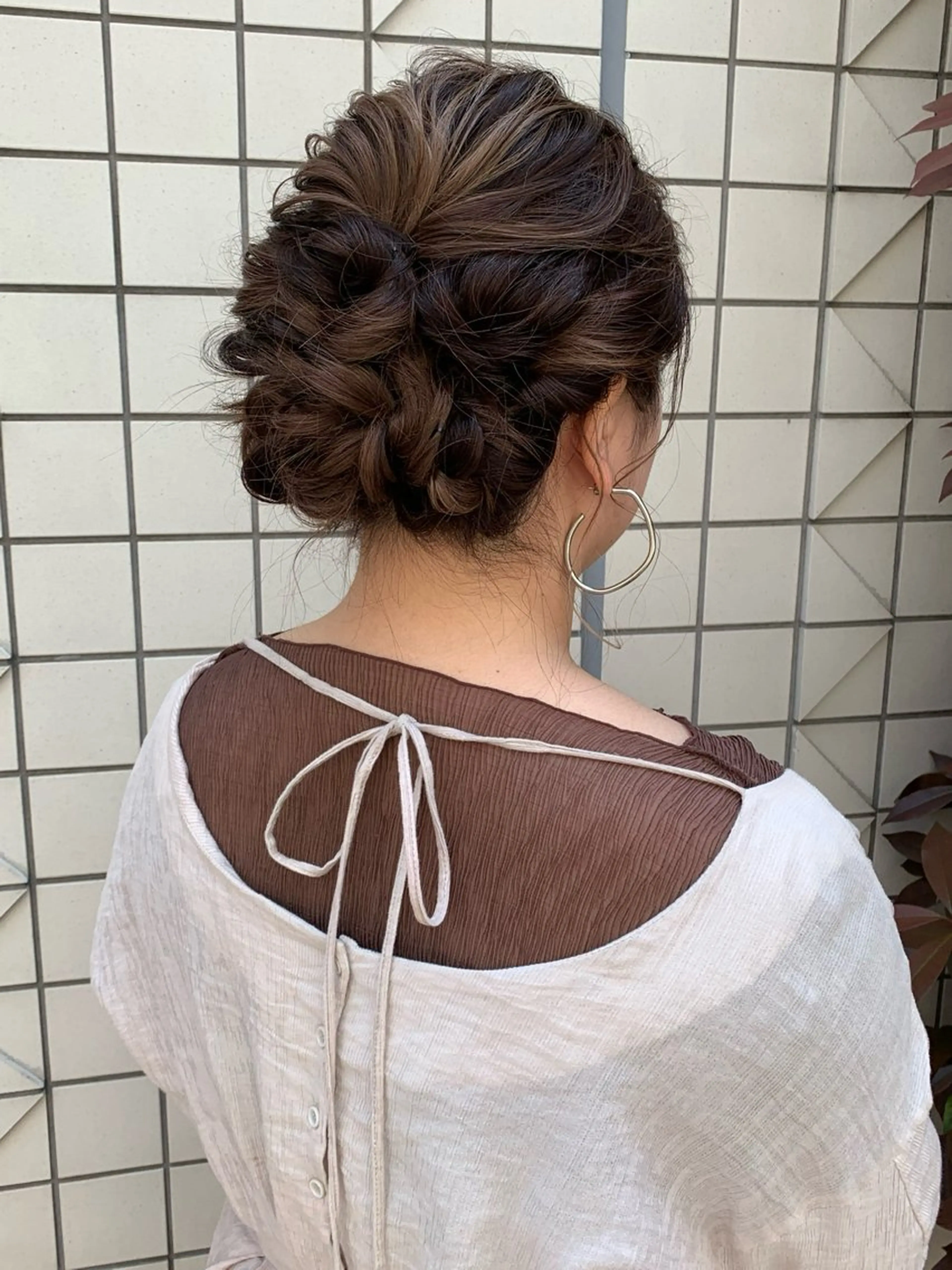 ヘアアレンジ ヘアセット 似合わせ⌇お洒落 カット⌇平野あみのヘアスタイル