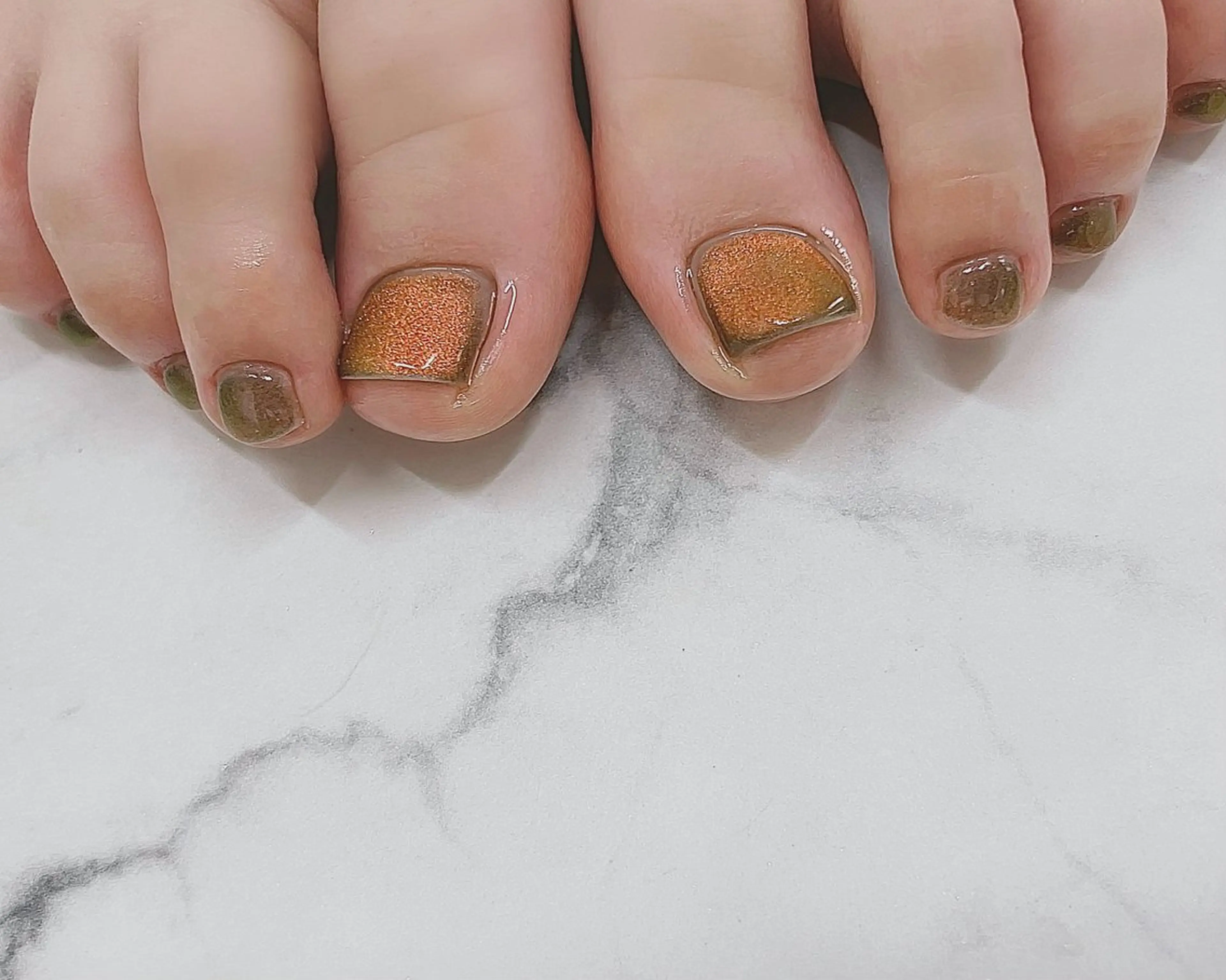 ネイル マグネットネイル フットネイル Beauty Salon Regene 【リジェネ】所属・Regene TAMURAのネイルデザイン