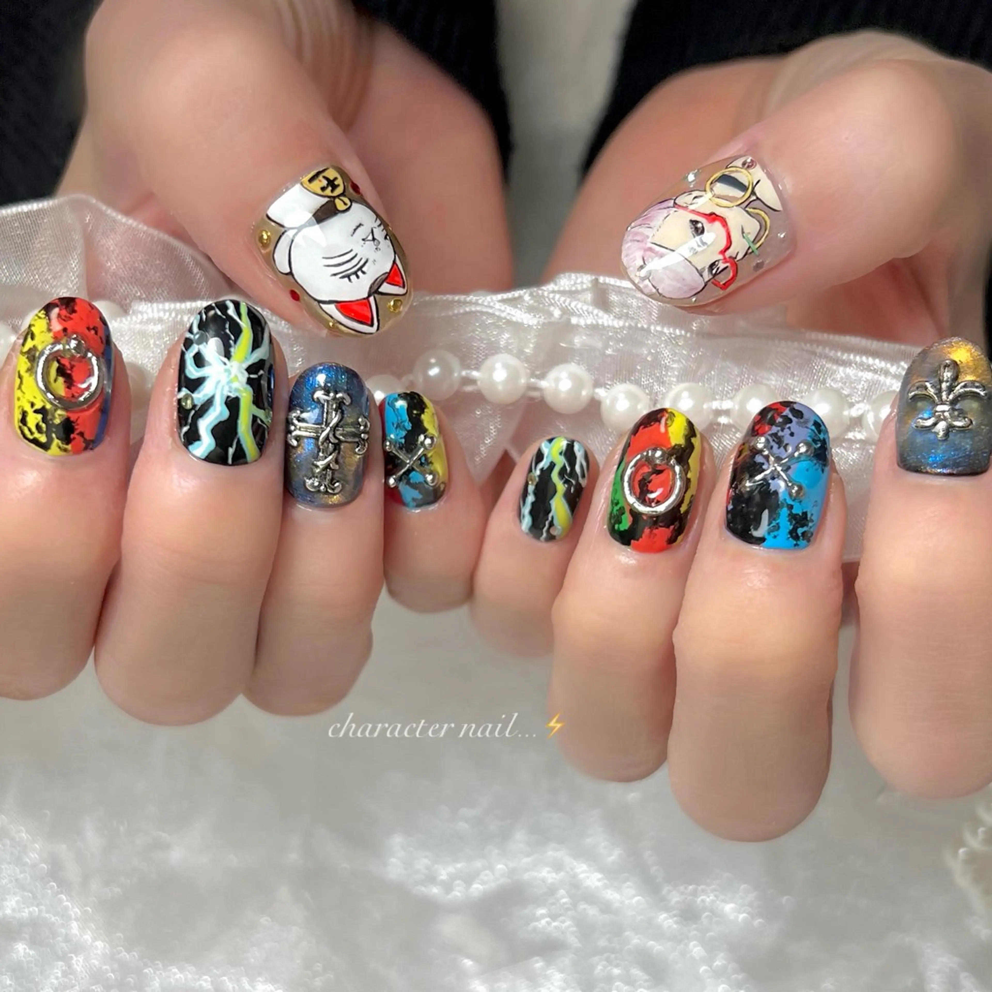 ネイル ハンドネイル noir 岡崎のネイルデザイン