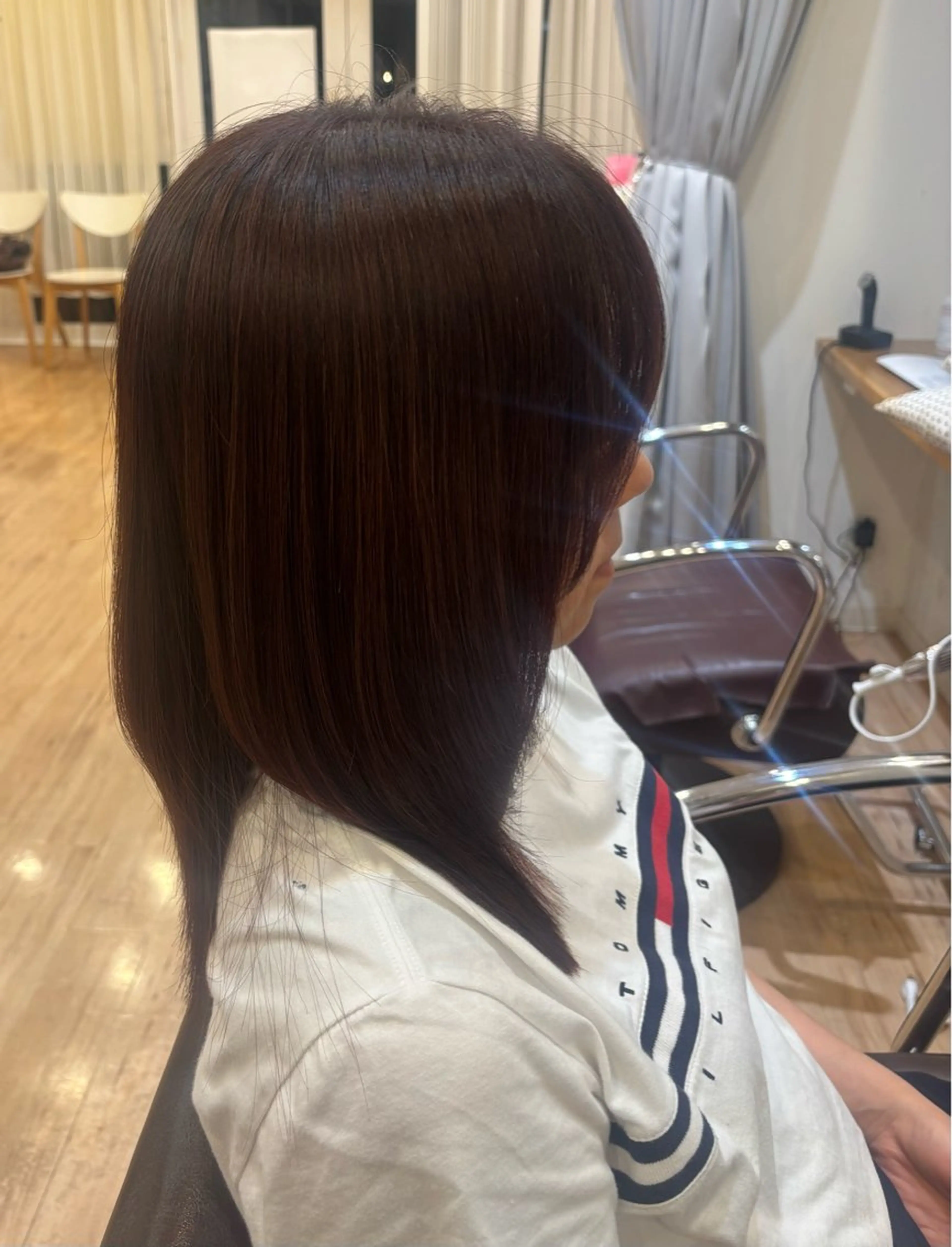 セミロング カット トリートメント Loops 北山田所属・すなが/ カットモデル募集中のヘアスタイル
