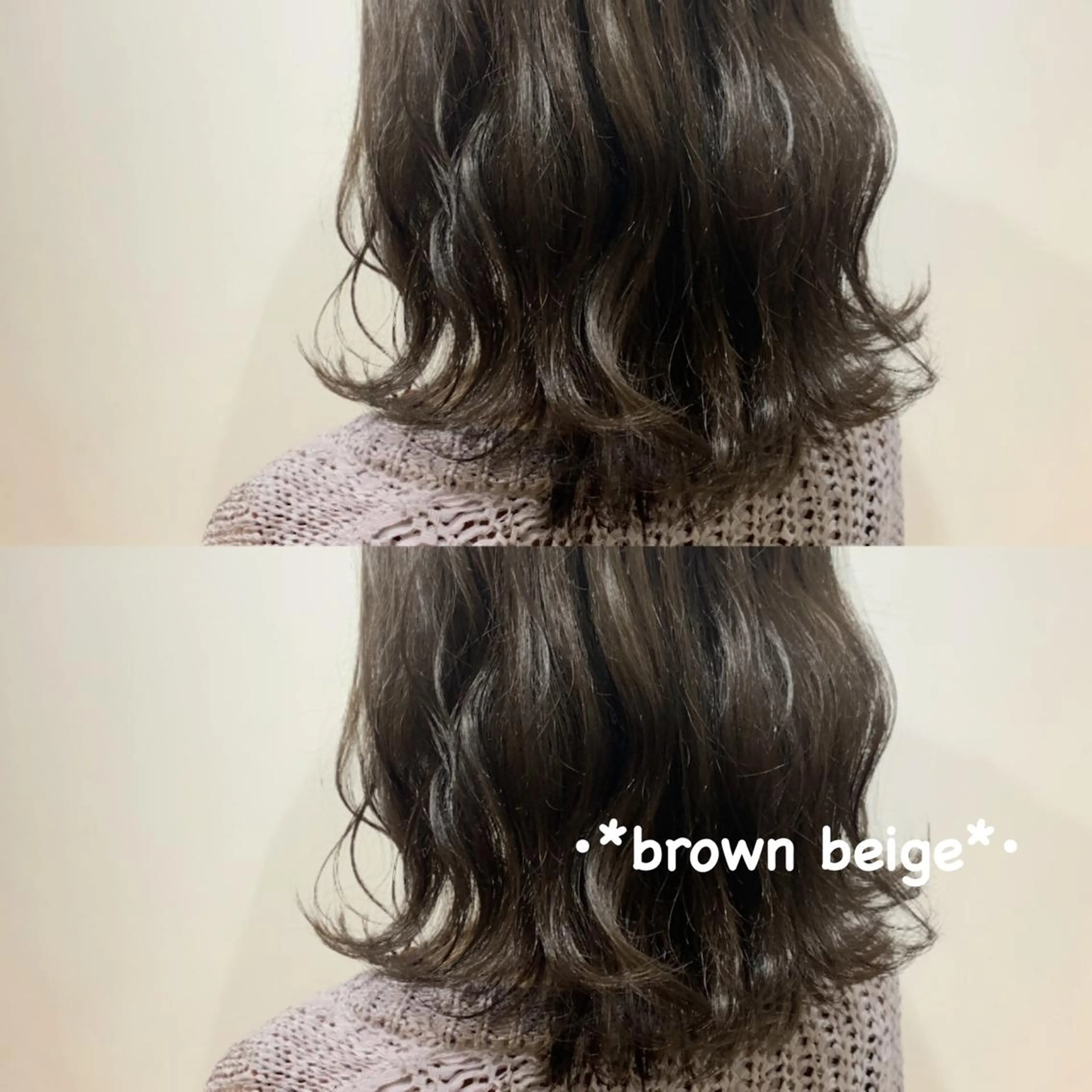 ミディアム ヘアカラー 縮毛矯正 Jewel Box所属・髪質改善ストレート 特化⭐️杉本奈稀沙のヘアスタイル