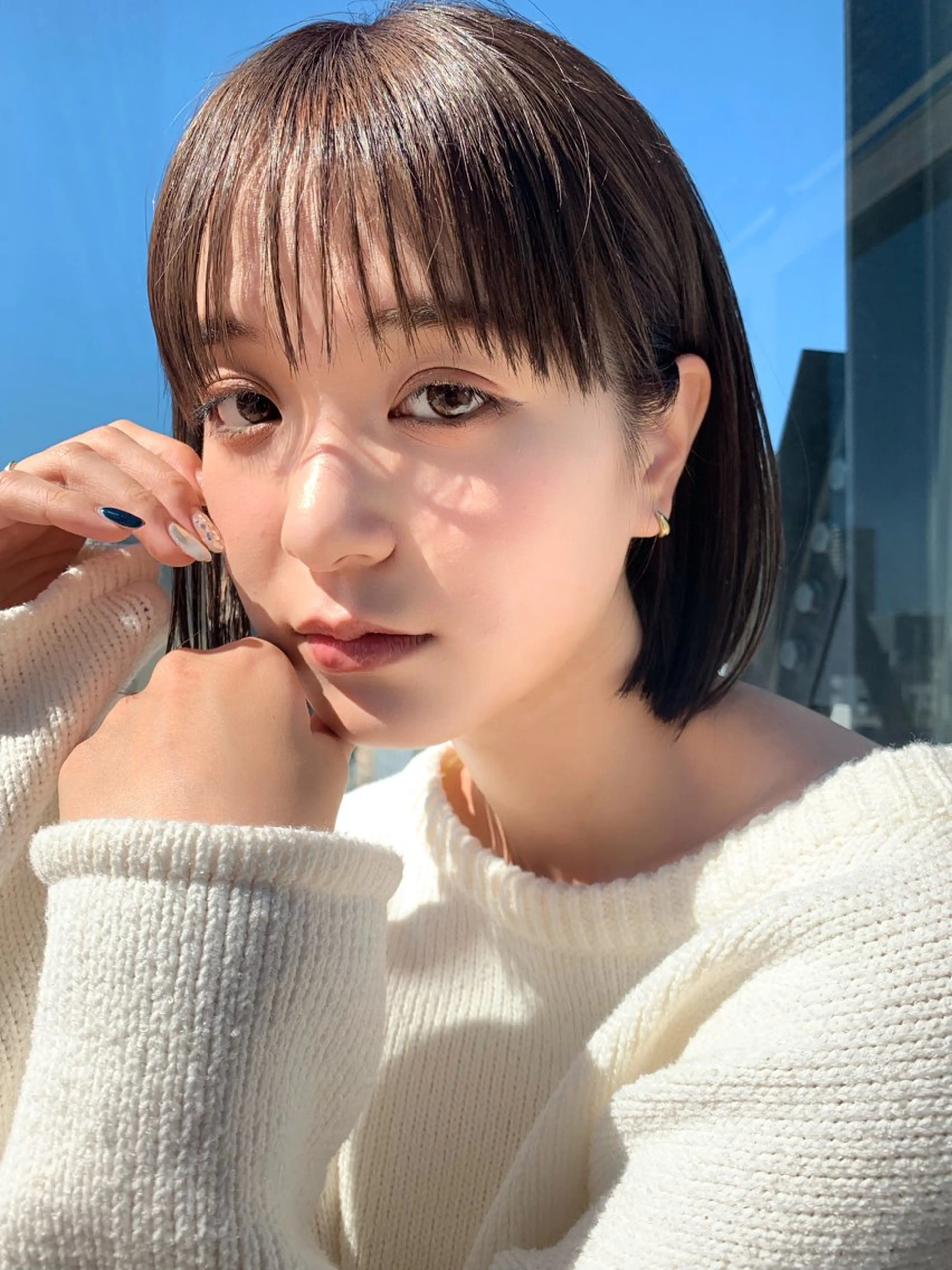 ショート カラー ヘアカラー トリートメント レディースカット🎀 NANAHAのヘアスタイル