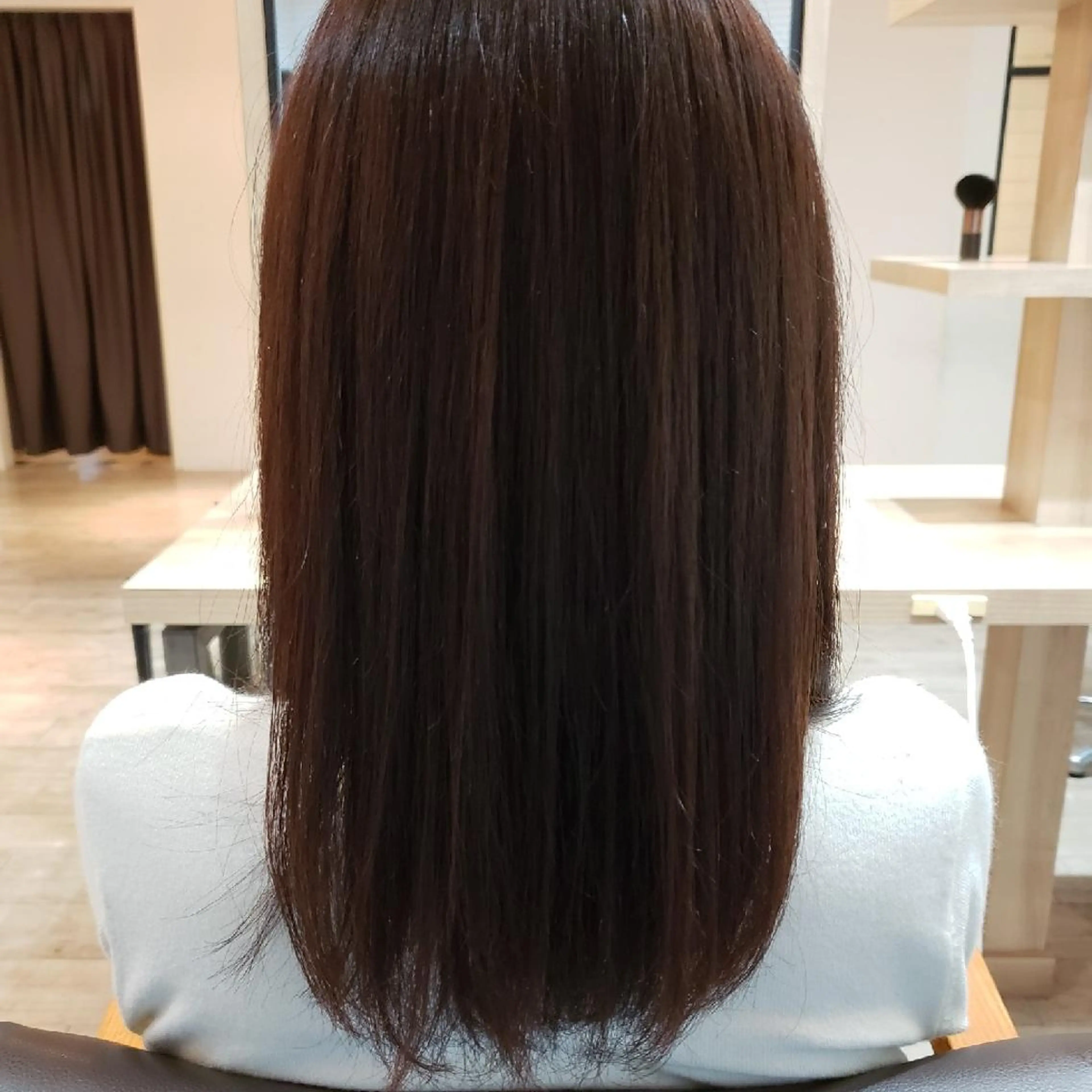 セミロング パーマ 縮毛矯正 カット 縮毛矯正 トリートメント 浅野 Roots店長のヘアスタイル