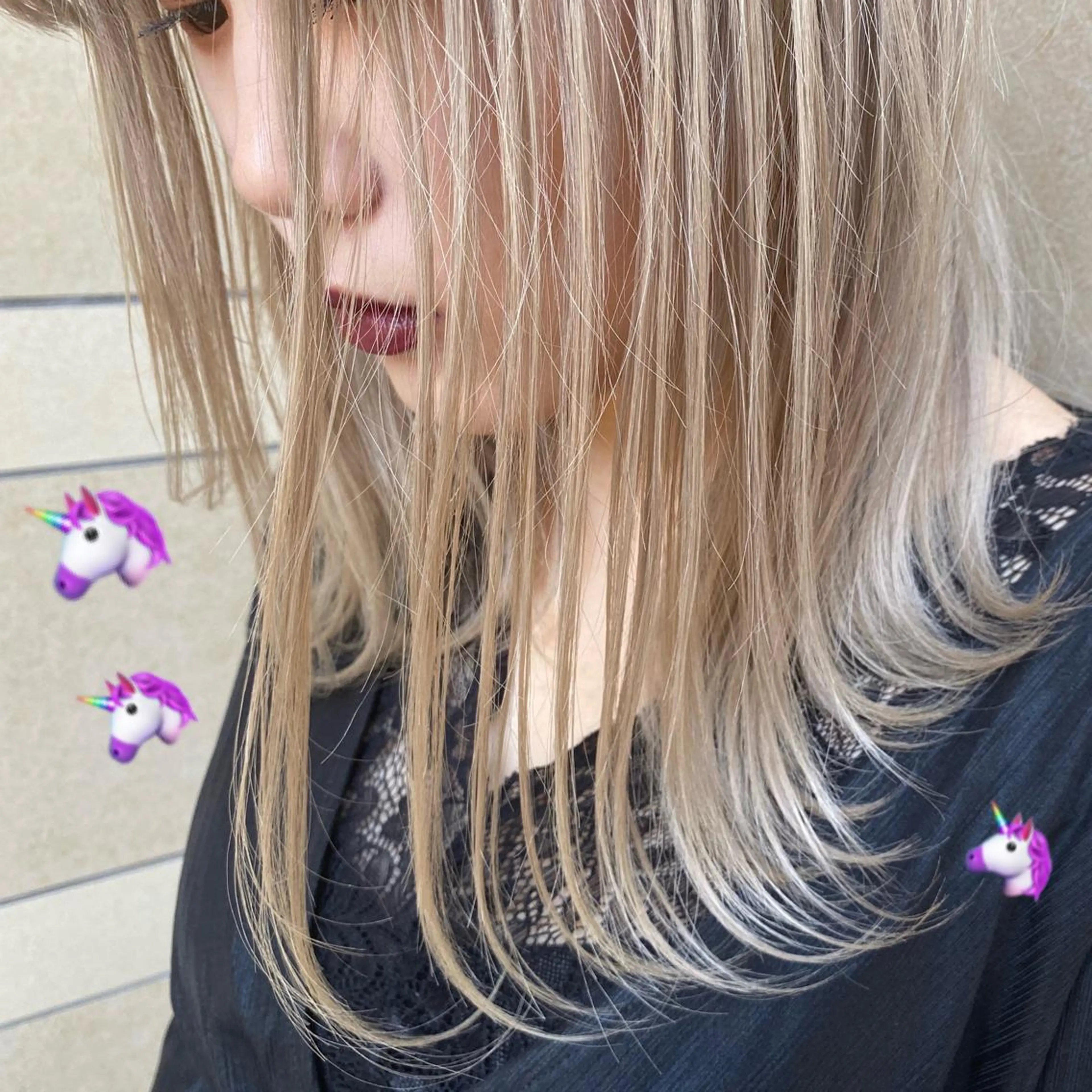 セミロング メンズ縮毛矯正 ニュアンスパーマのヘアスタイル