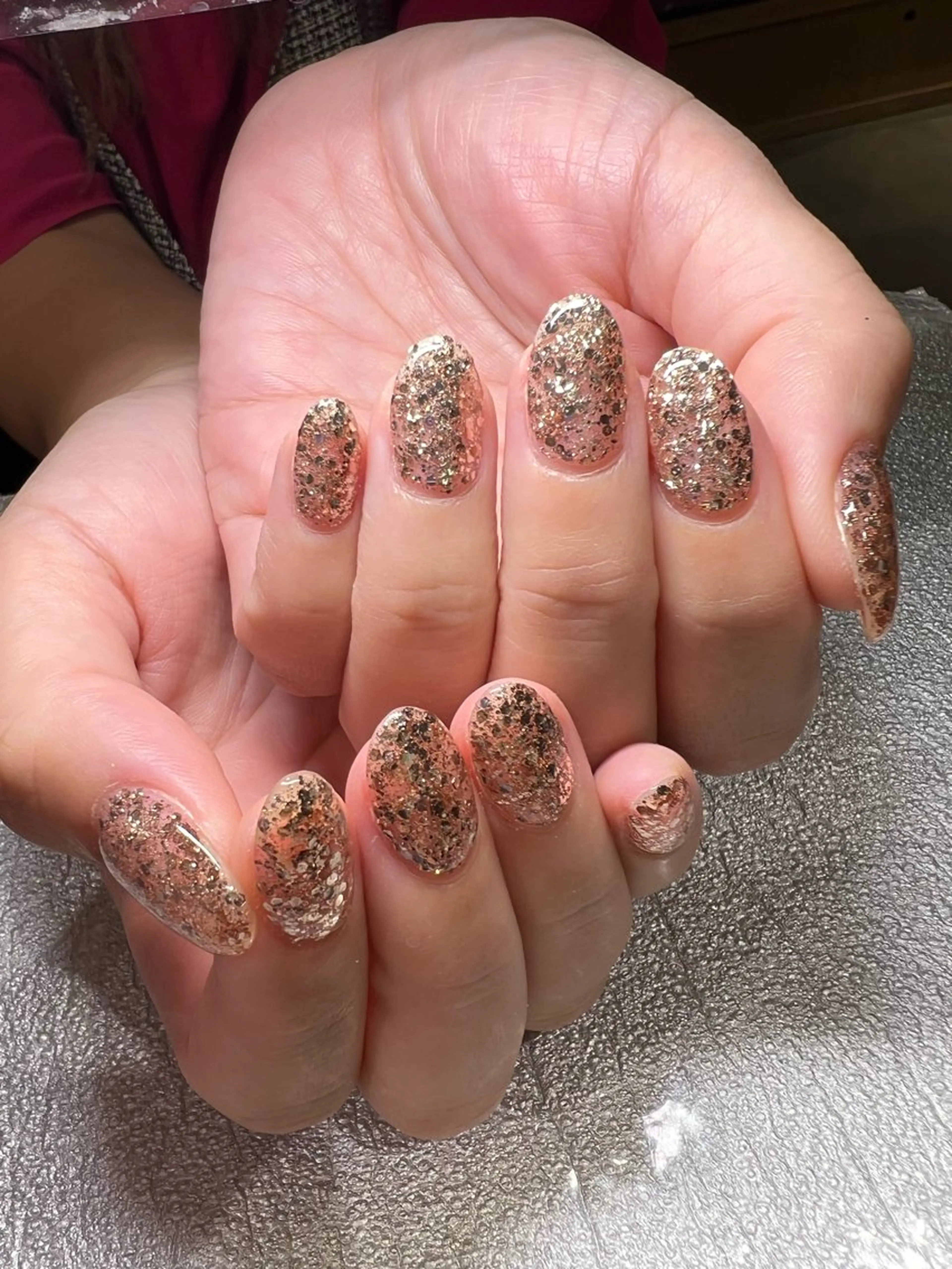 ネイル キラキラネイル Total Beauty Salon CURE 津田沼店所属・イエティ .のネイルデザイン