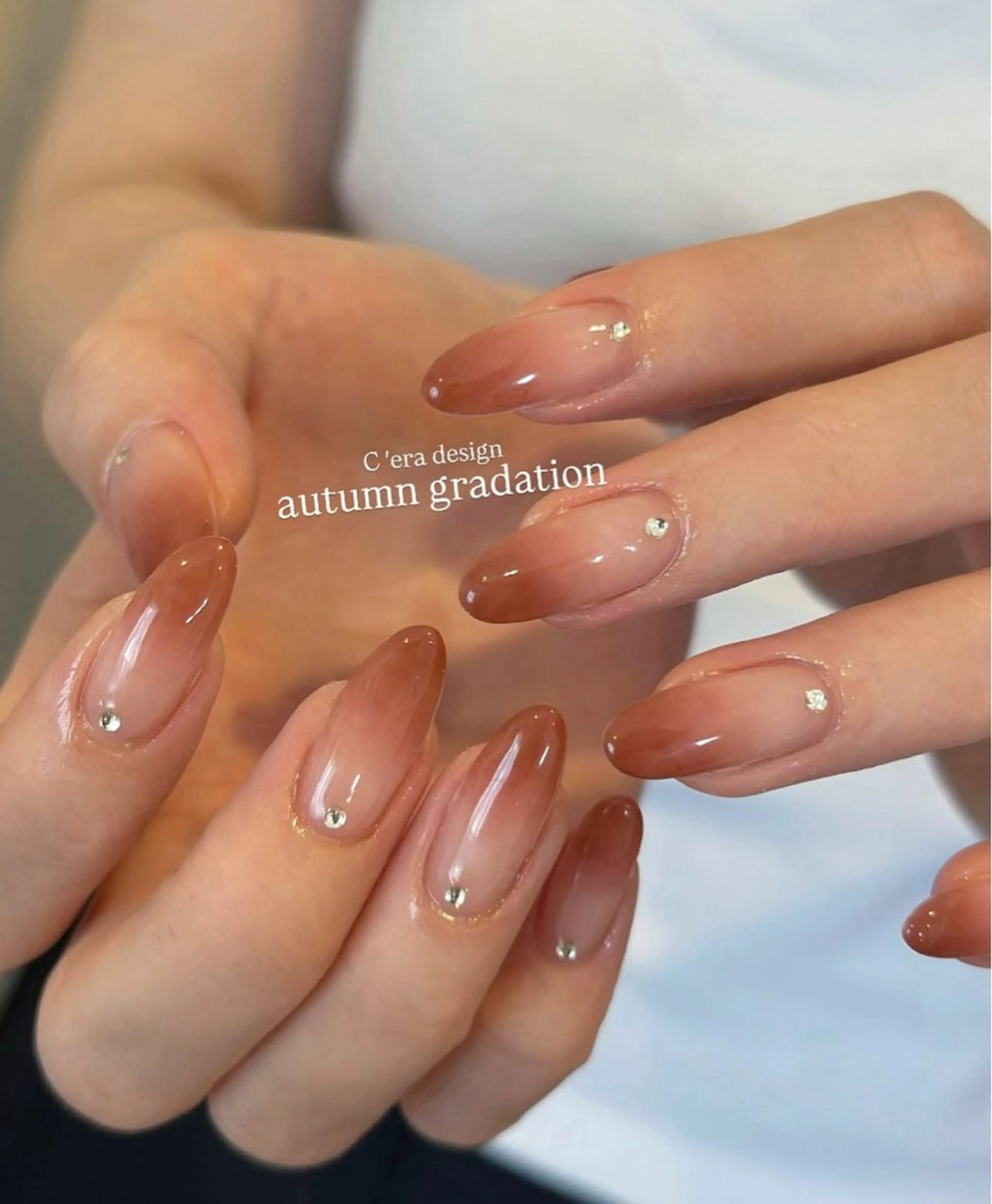 グラテーションネイルの写真