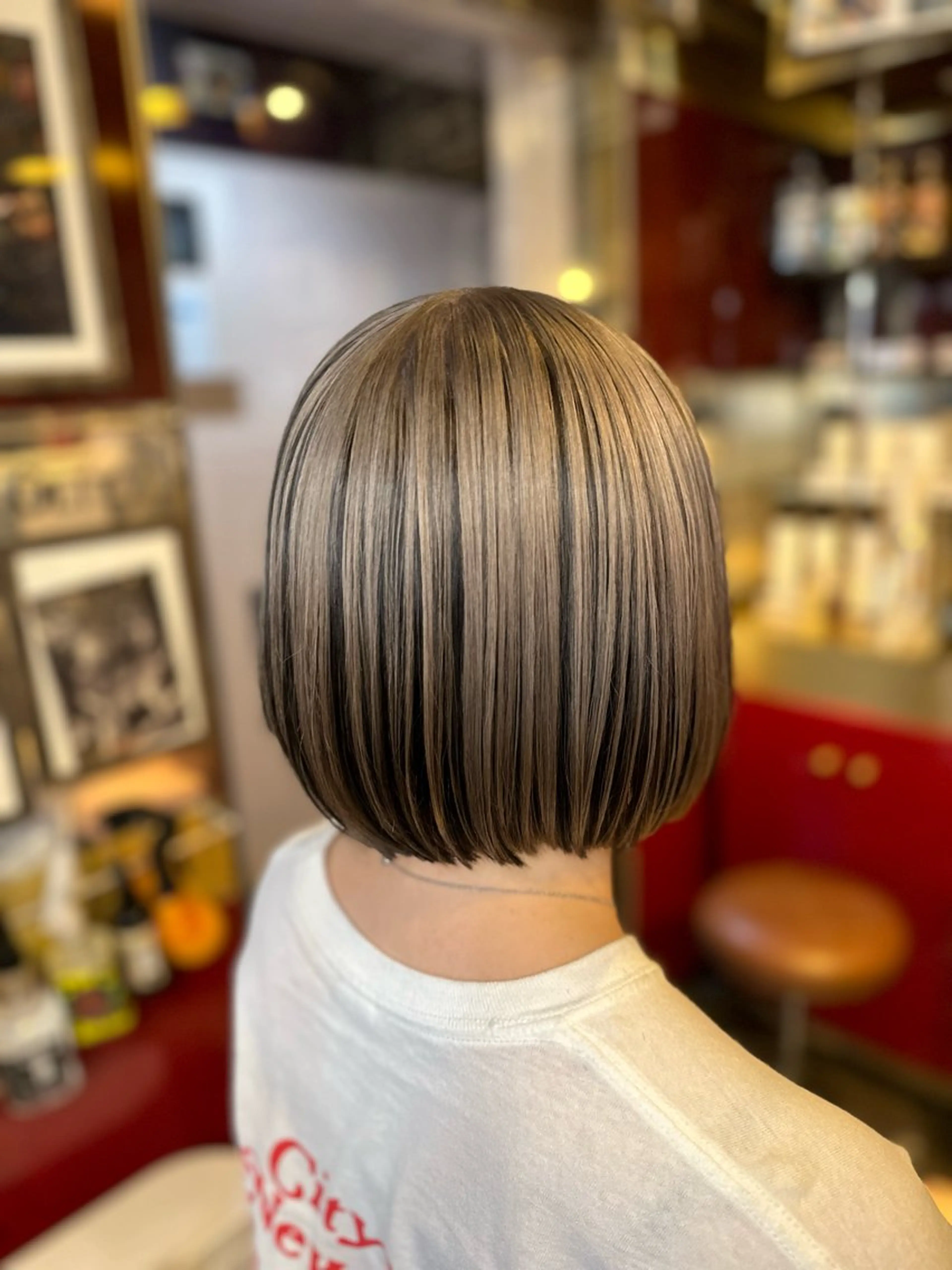 ショート カラー カット ヘアカラー トリートメント カット/ピンク/ ラベンダー/長谷恵花のヘアスタイル