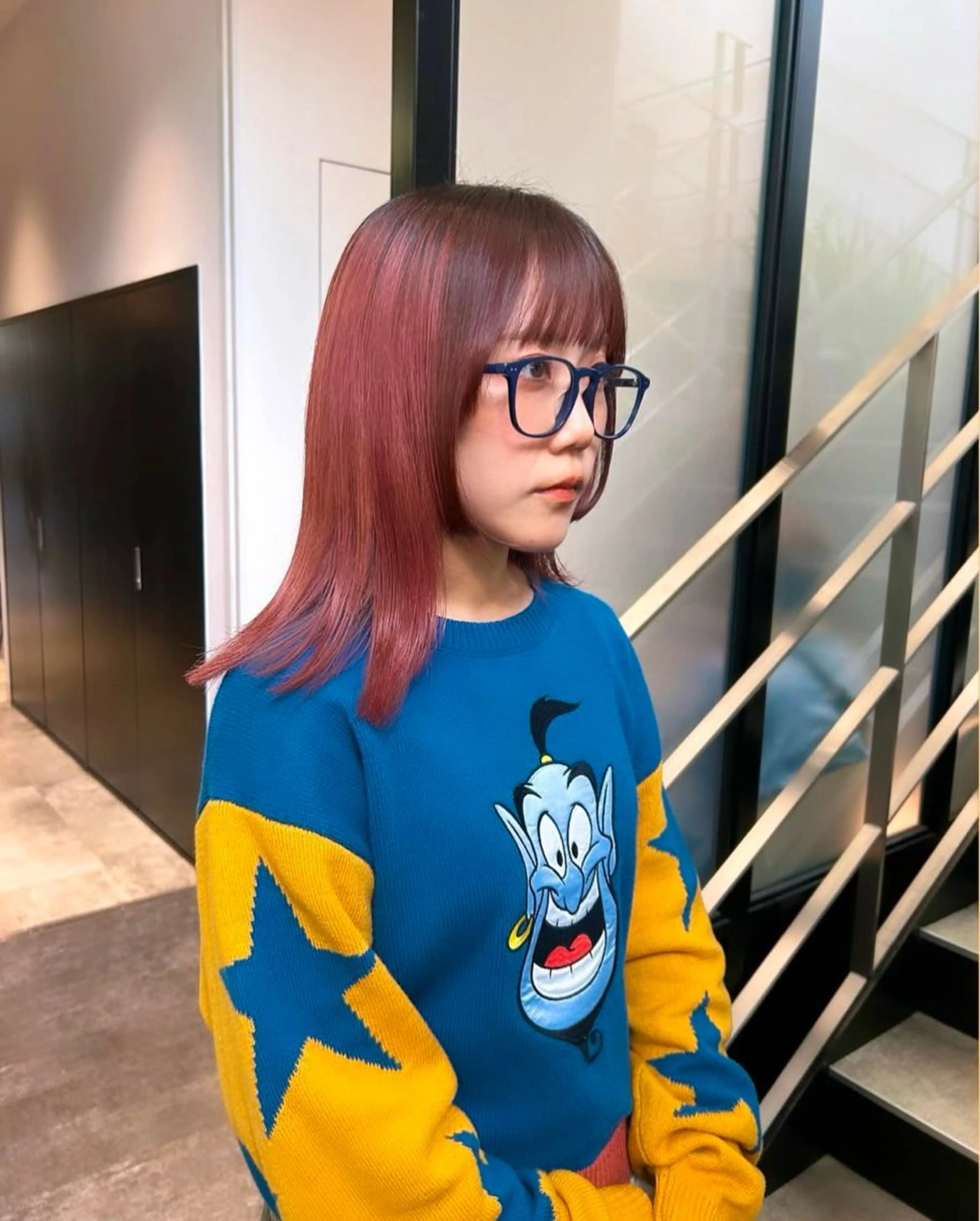 セミロング カラー パーマ ヘアアレンジ キッズ デザインカラー カット ヘアカラー GOTODAY SHAiRE SALON (原宿本店)所属・sakurai kana 🎀のヘアスタイル