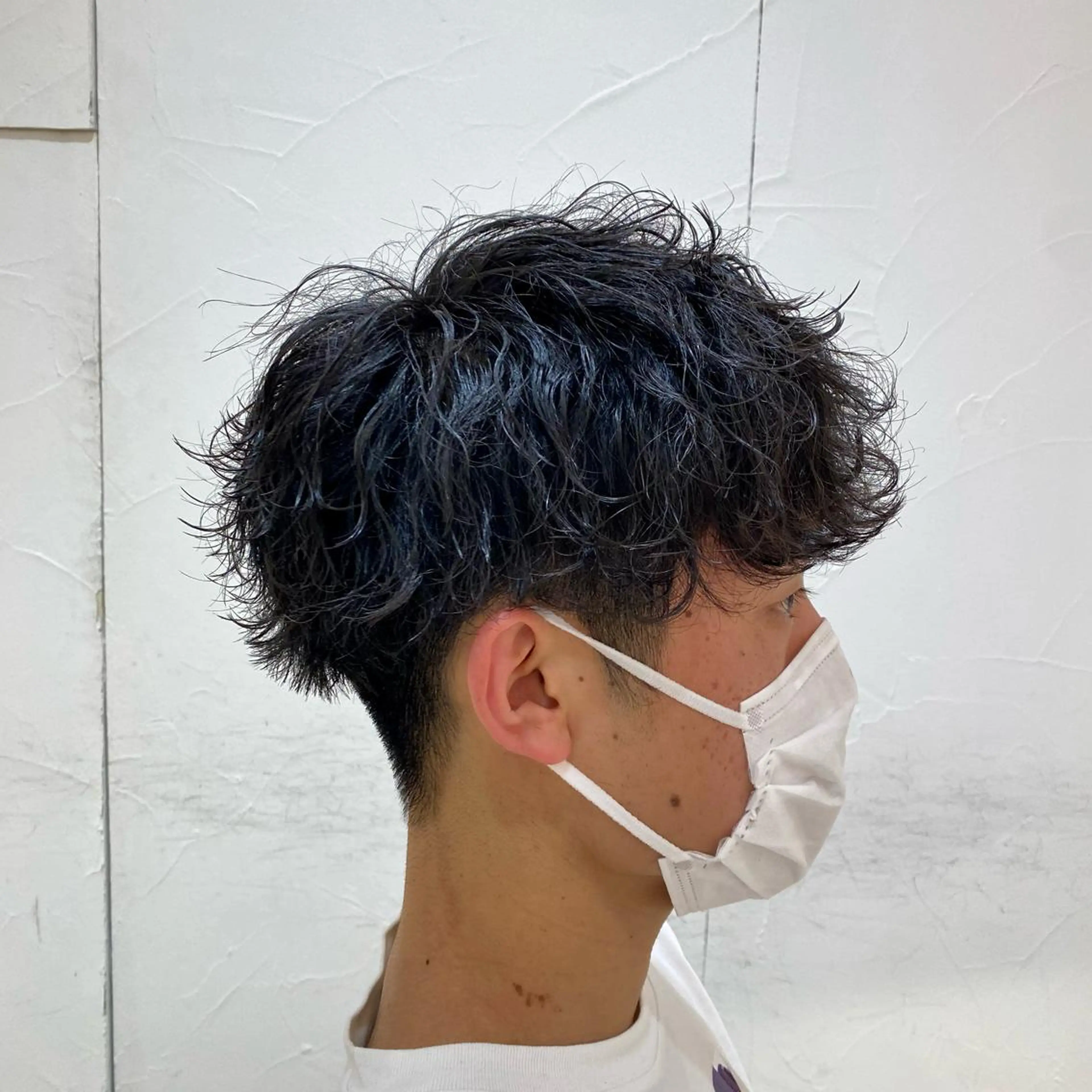 ショート パーマ メンズ カット パーマ メンズ特化型美容師 栗山勇人のヘアスタイル