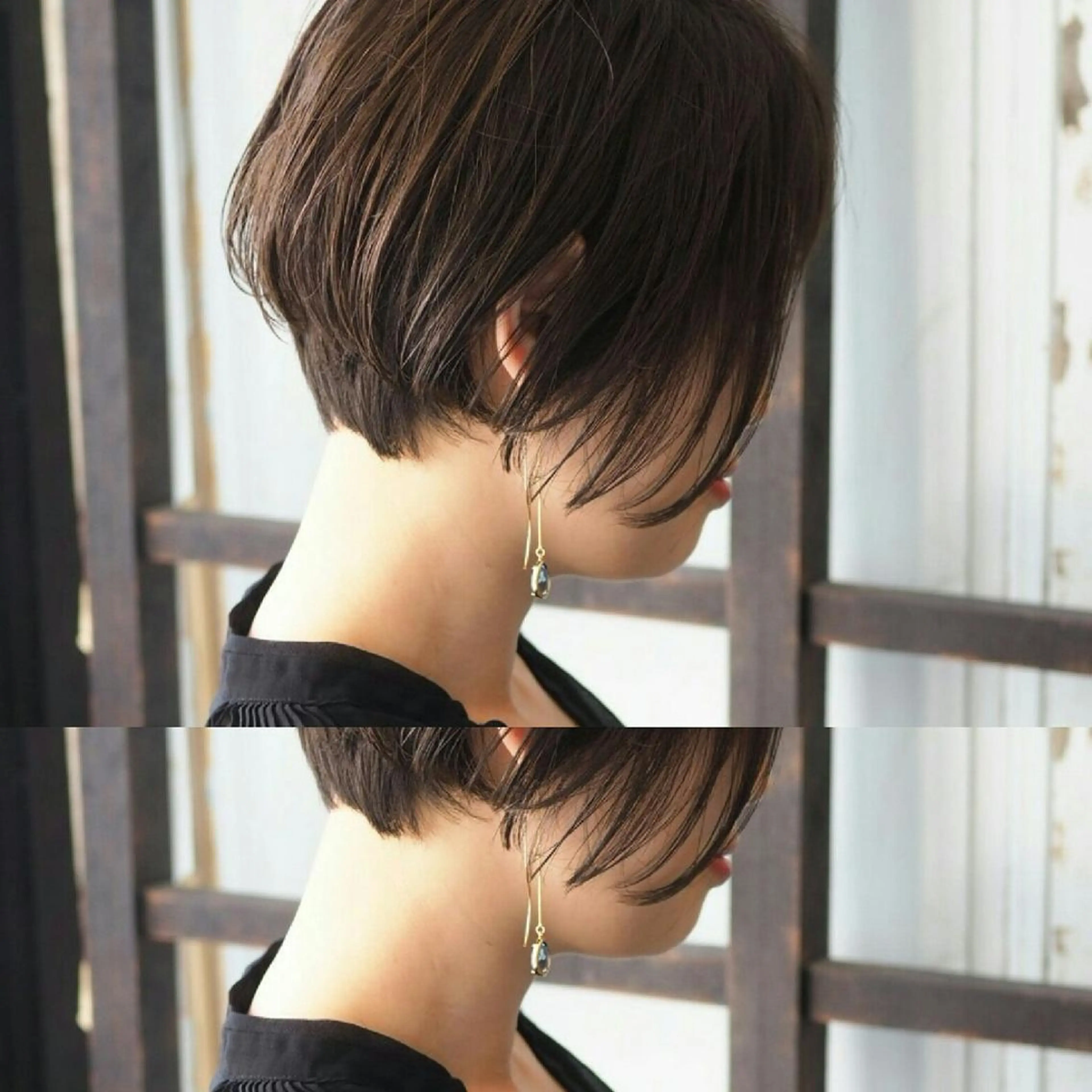 ショート カラー ショートボブ グレージュ ボブ ショートヘア RITA Hairs所属・Kawamoto Shinyaのヘアスタイル