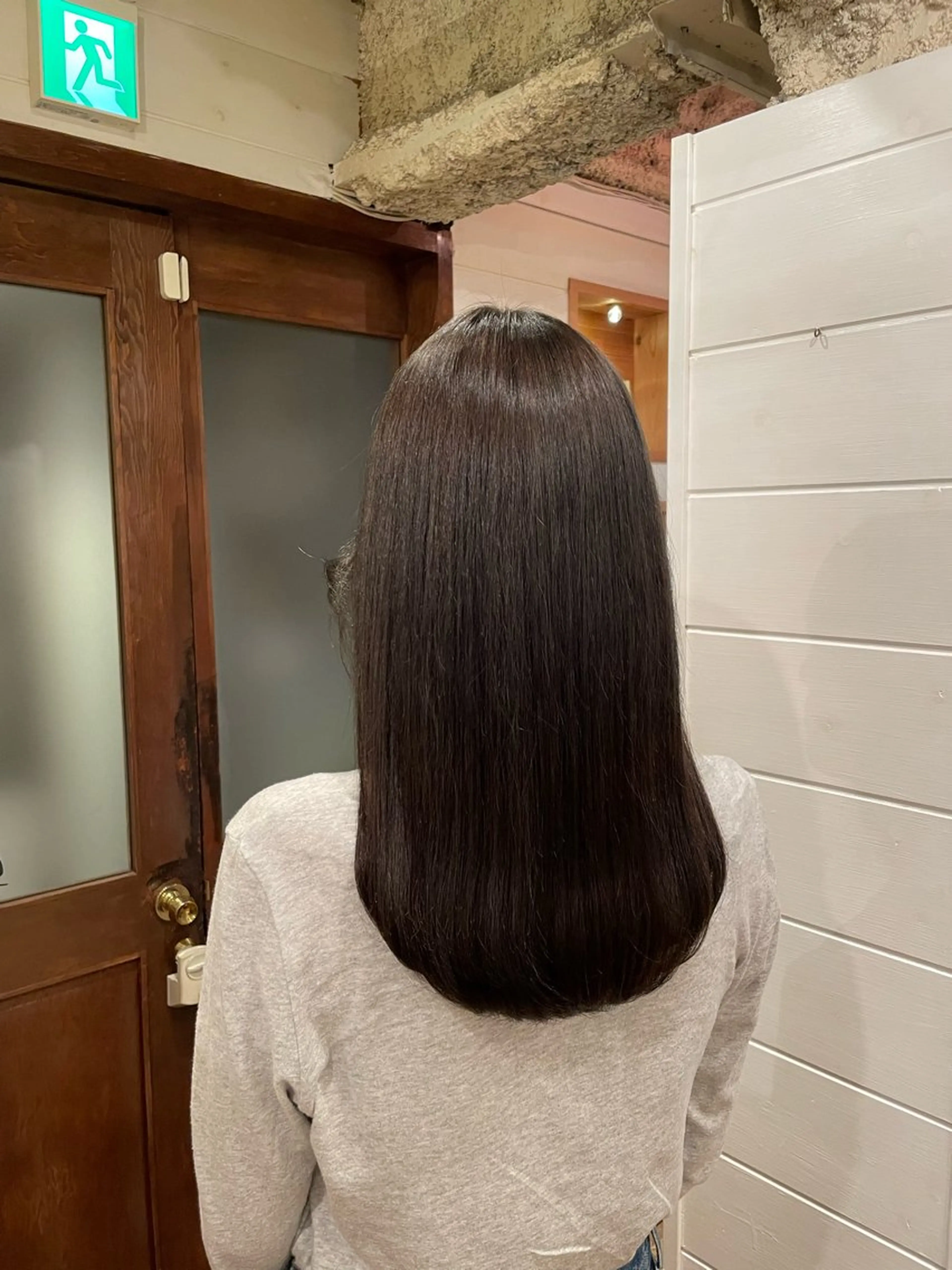 ロング ボブ/縮毛矯正/レイ ヤー♡Natsukiのヘアスタイル