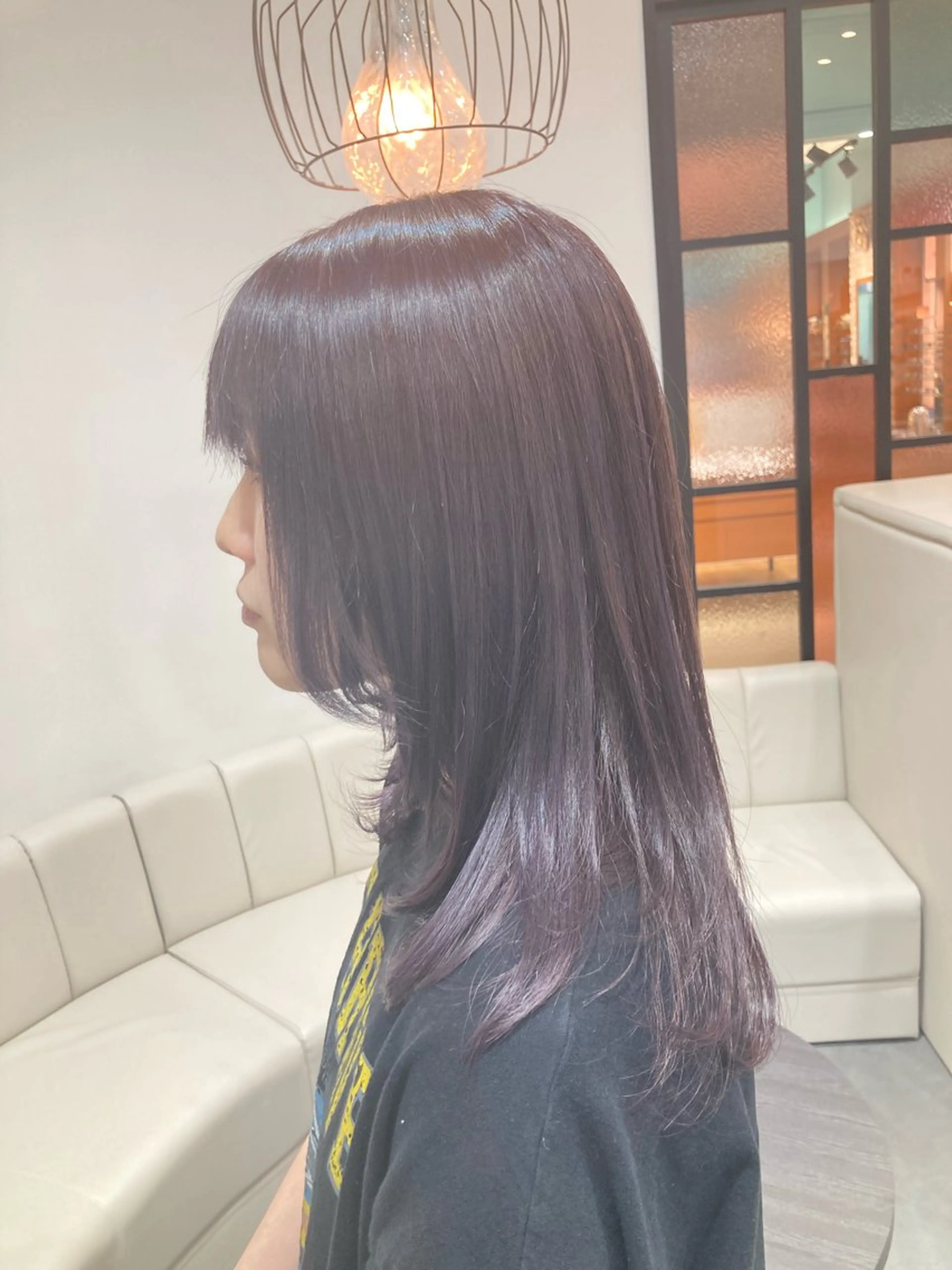 ミディアム カット ヘアカラー トリートメント hair salon rita 野々市所属・中野 幹也のヘアスタイル