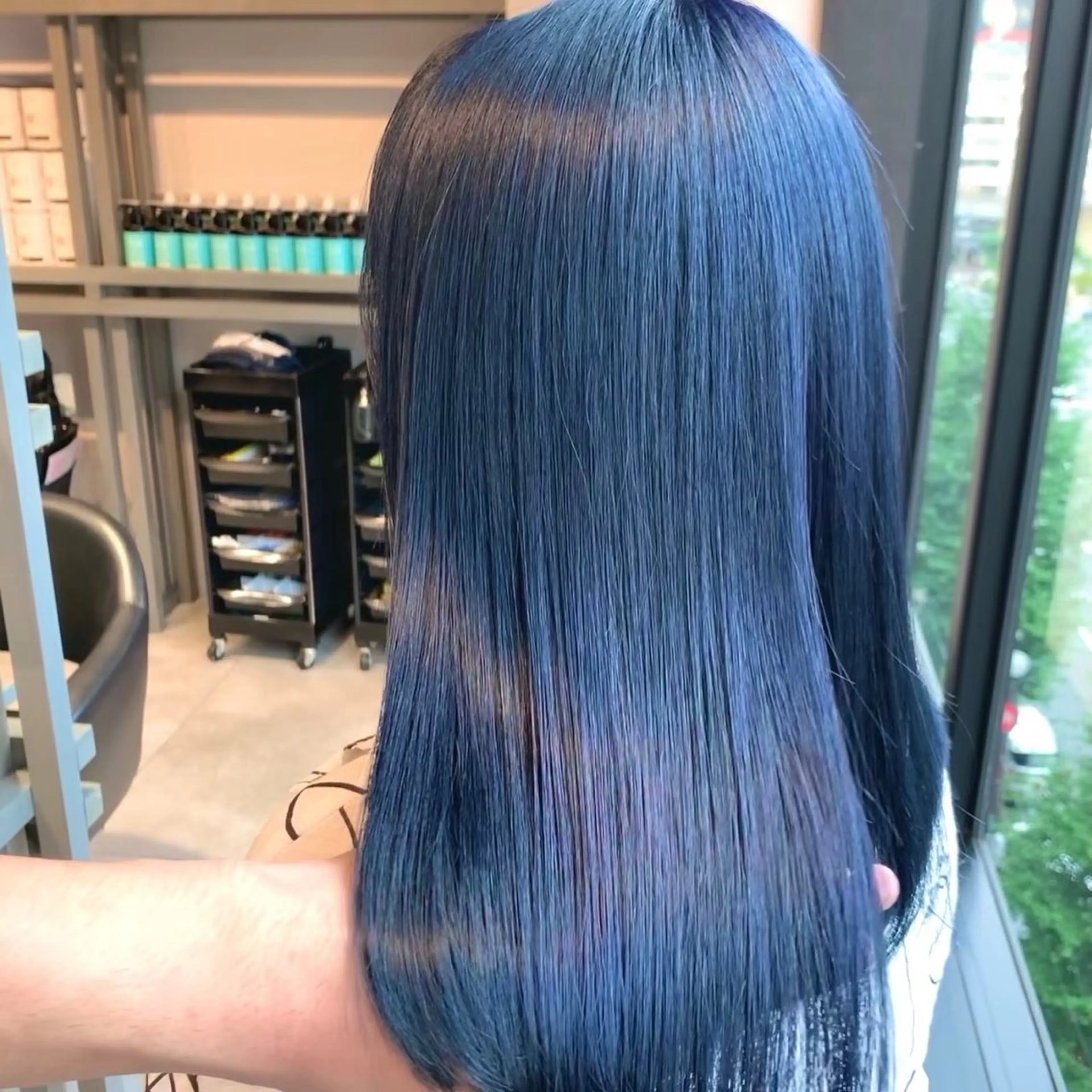 ロング ヘアカラー トリートメント Ameri 新宿所属・𓆩︎🩸個性カラー SAKÜRA𓆪⋆˚のヘアスタイル