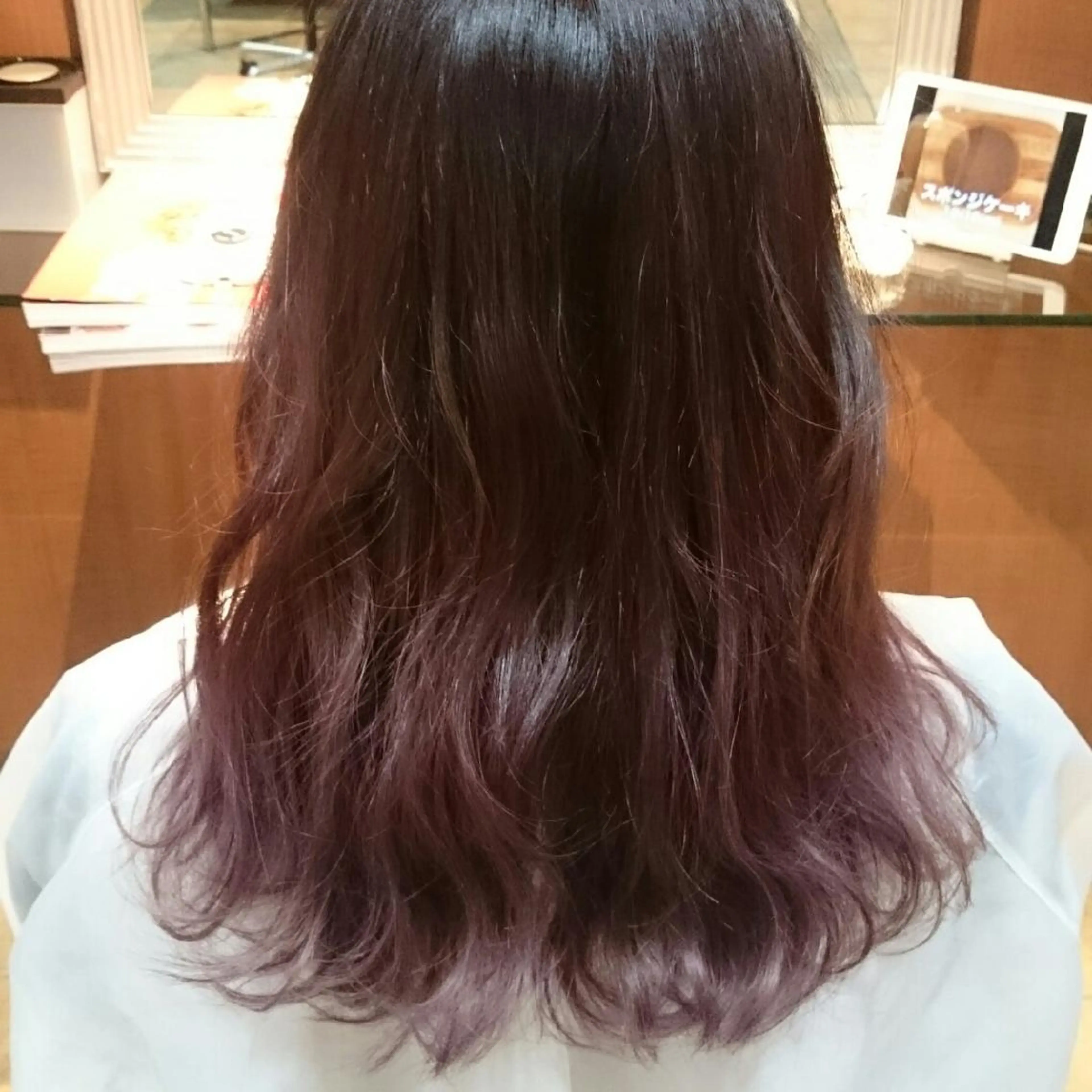 ロング カラー ラベンダーカラー ラベンダーピンク ピンクカラー 武田尚子🌸 自然に仕上がる矯正のヘアスタイル