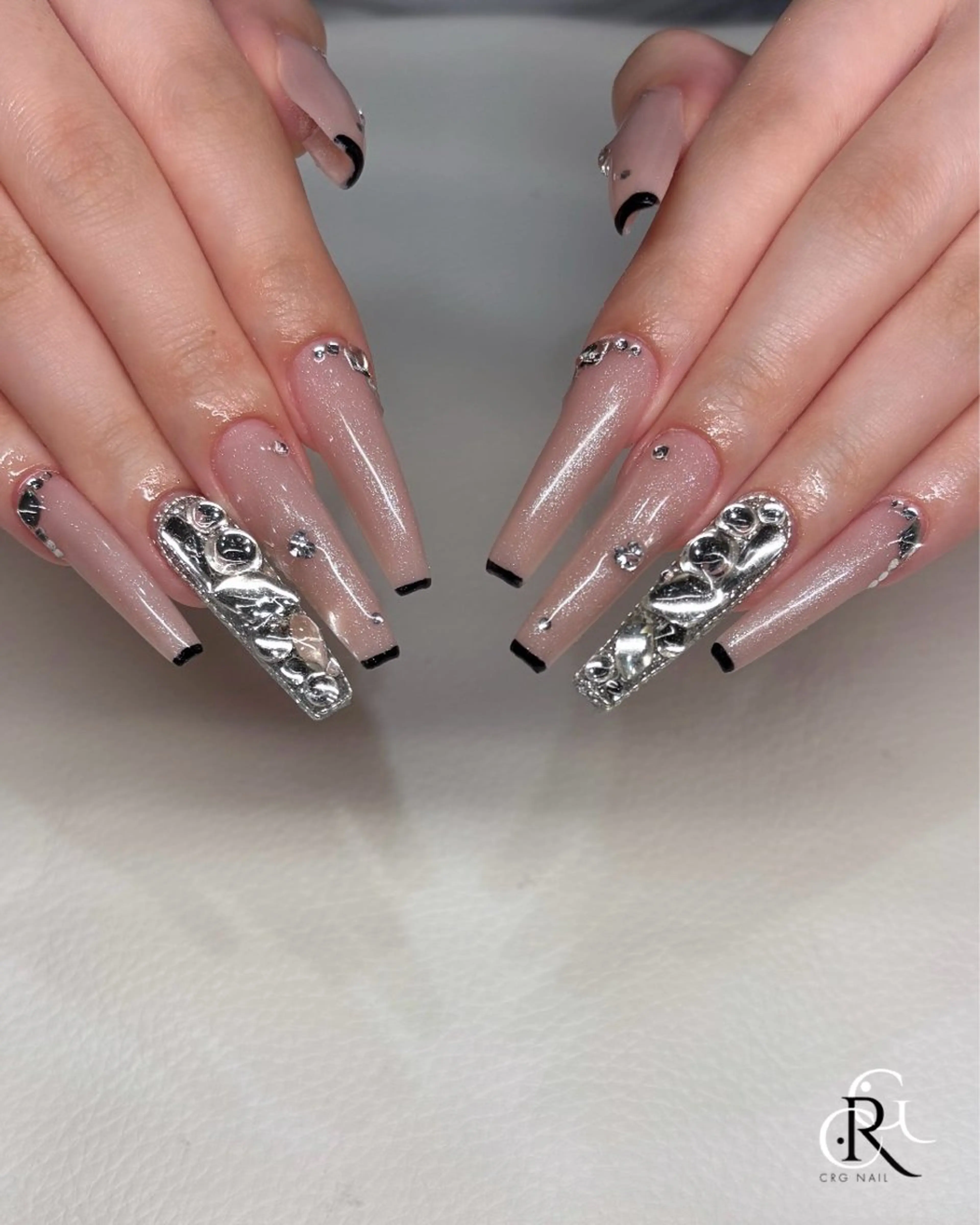 ネイル ラメ(グリッター) ハンドネイル CRGNAIL TOKOのネイルデザイン