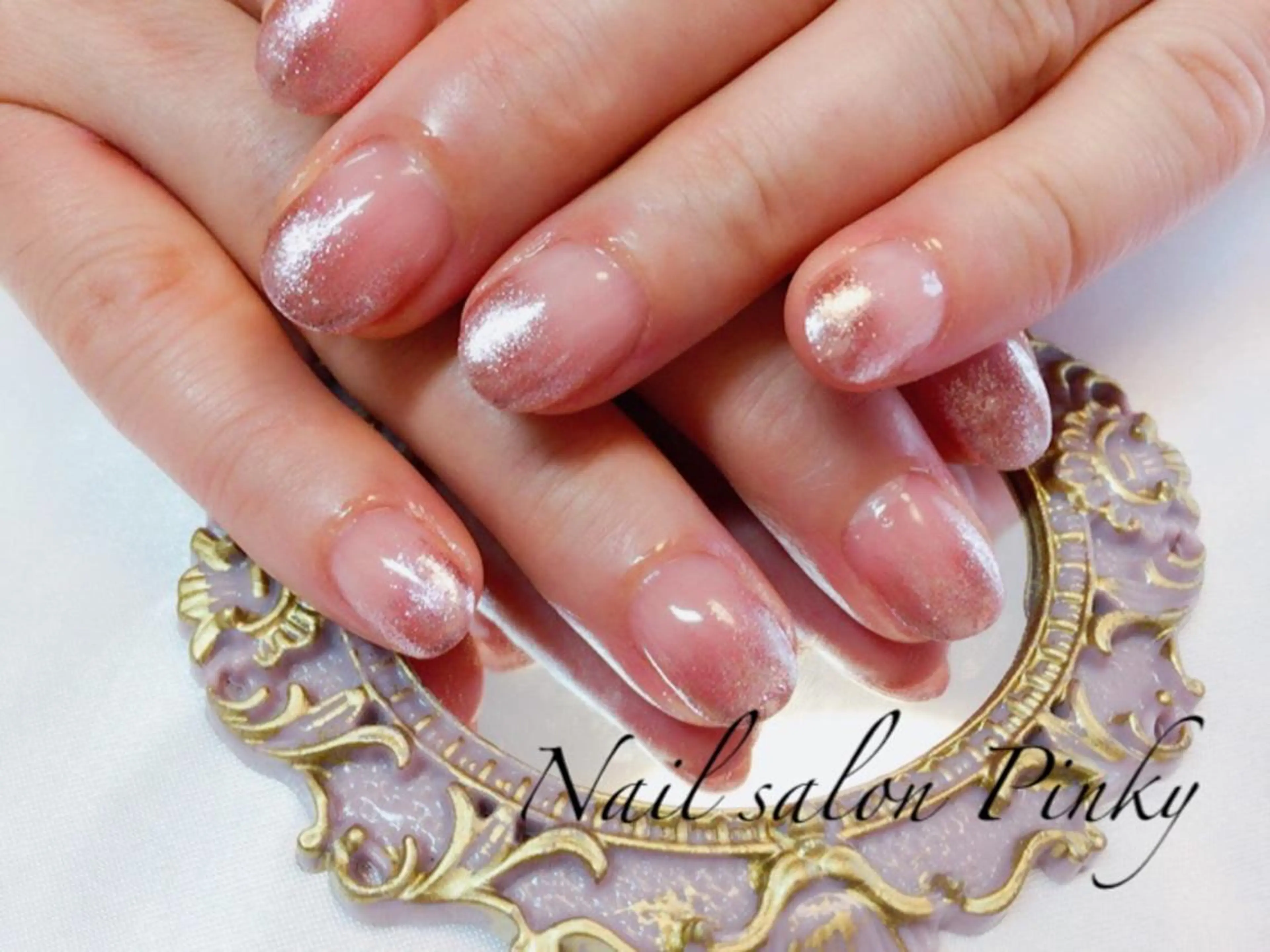 ネイル グラデーション ラメ(グリッター) ラメグラデーション 高野 祐紀のネイルデザイン