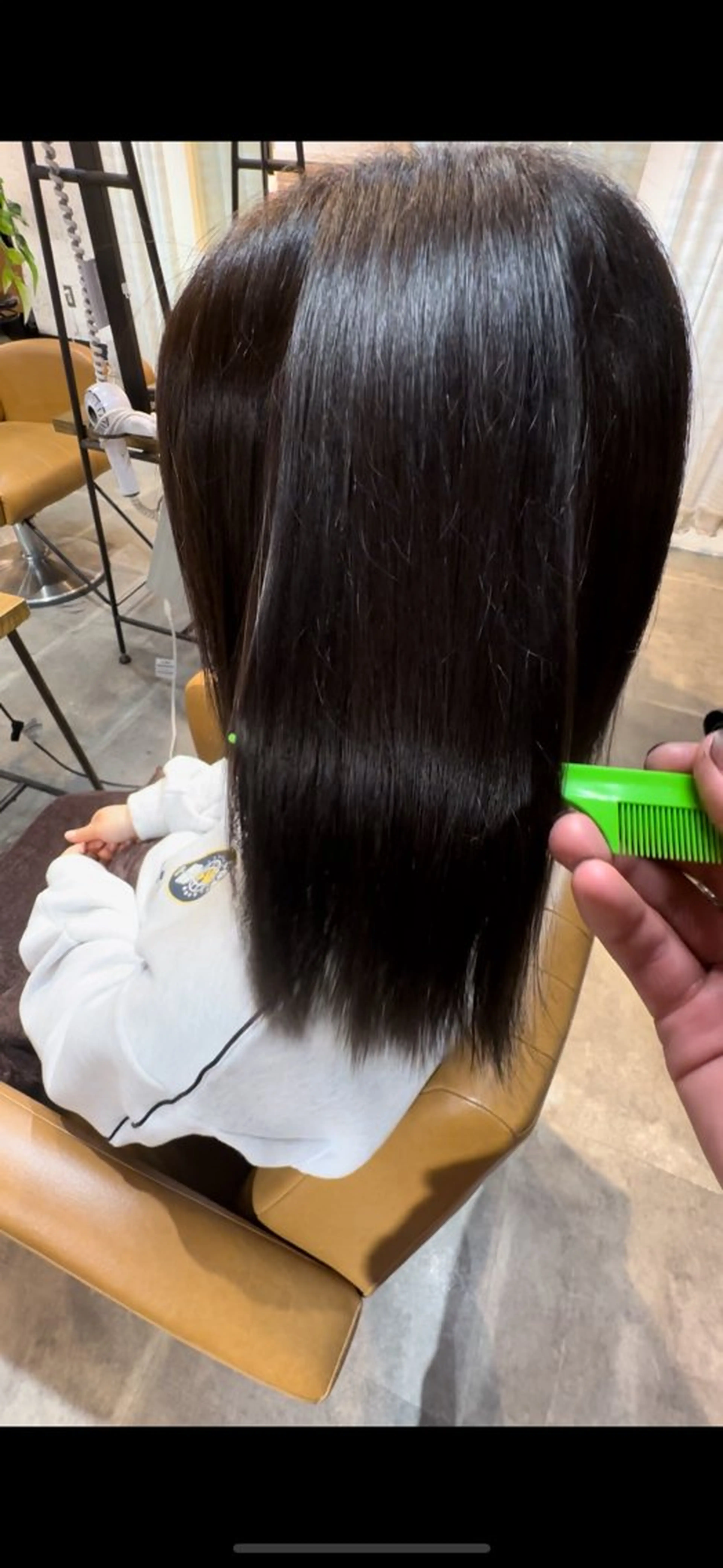 ショート パーマ ショートボブ ボブ ショートヘア 縮毛矯正 カット ヘアカラー 縮毛矯正 トリートメント Lond rouge所属・💚銀座/ミディアム /美髪矯正/芦川💚のヘアスタイル