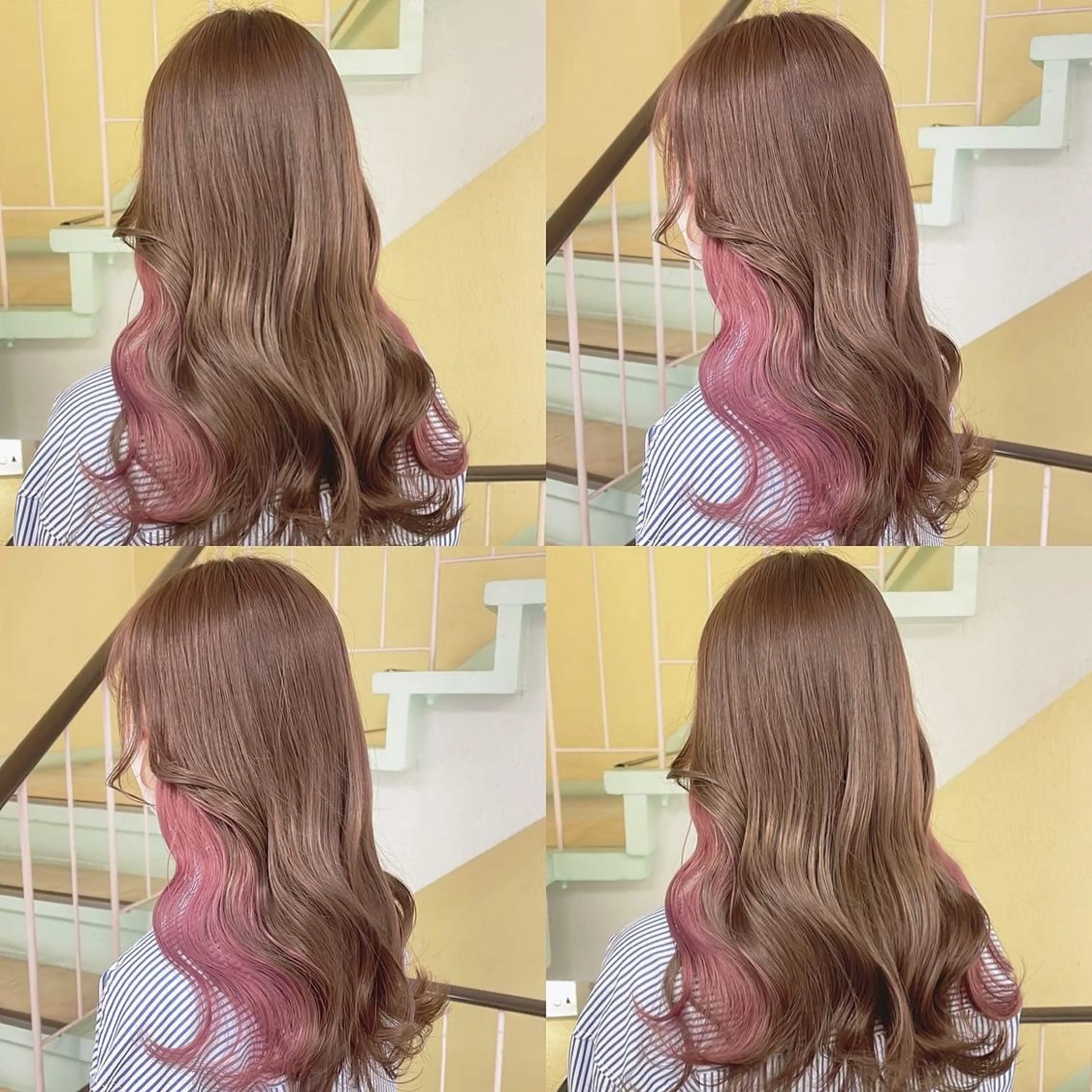 カラー ヘアカラー トリートメント 渋谷:インナーカラー ／🍒エリカ🍒のヘアスタイル