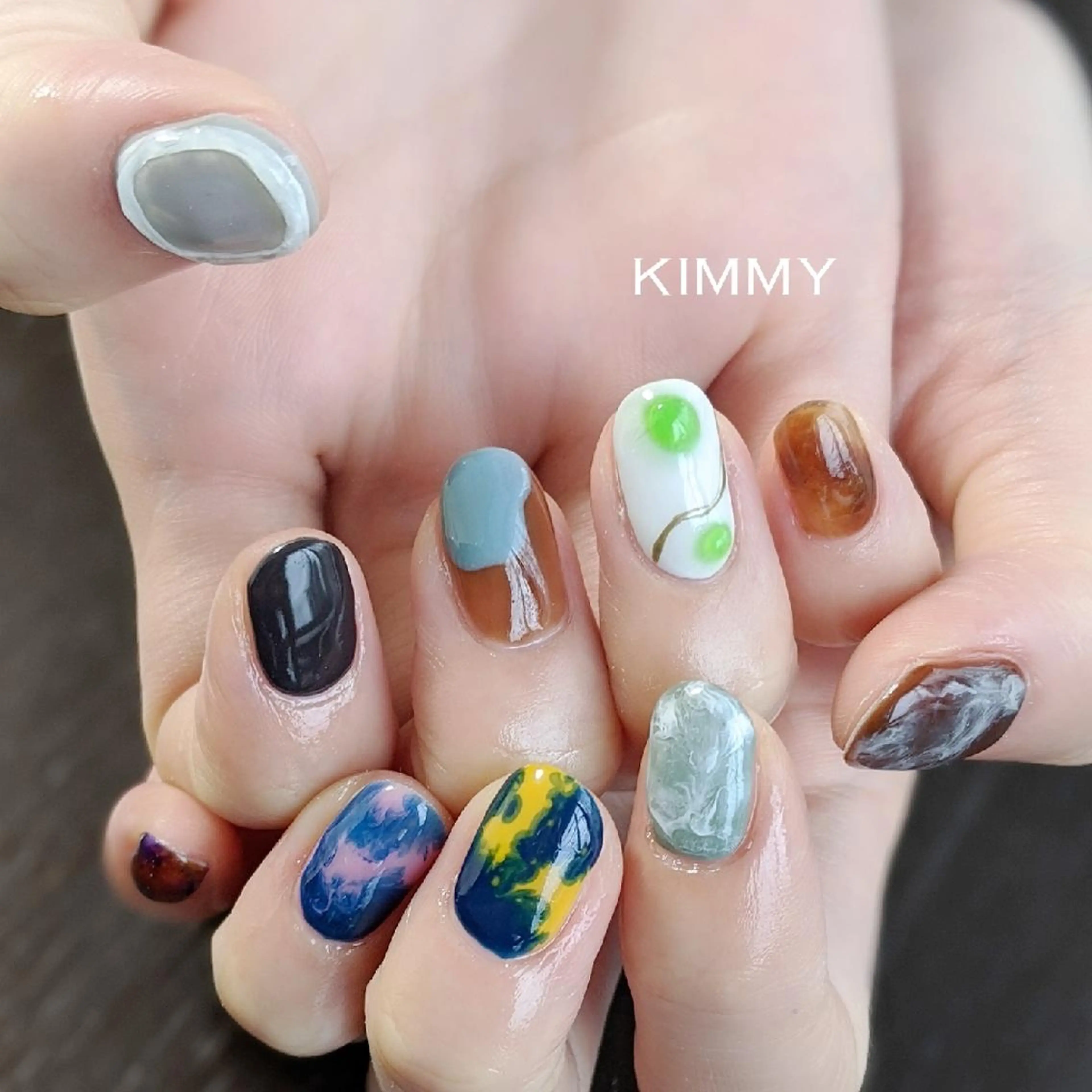 ネイル ハンドネイル kimmy nailsのネイルデザイン