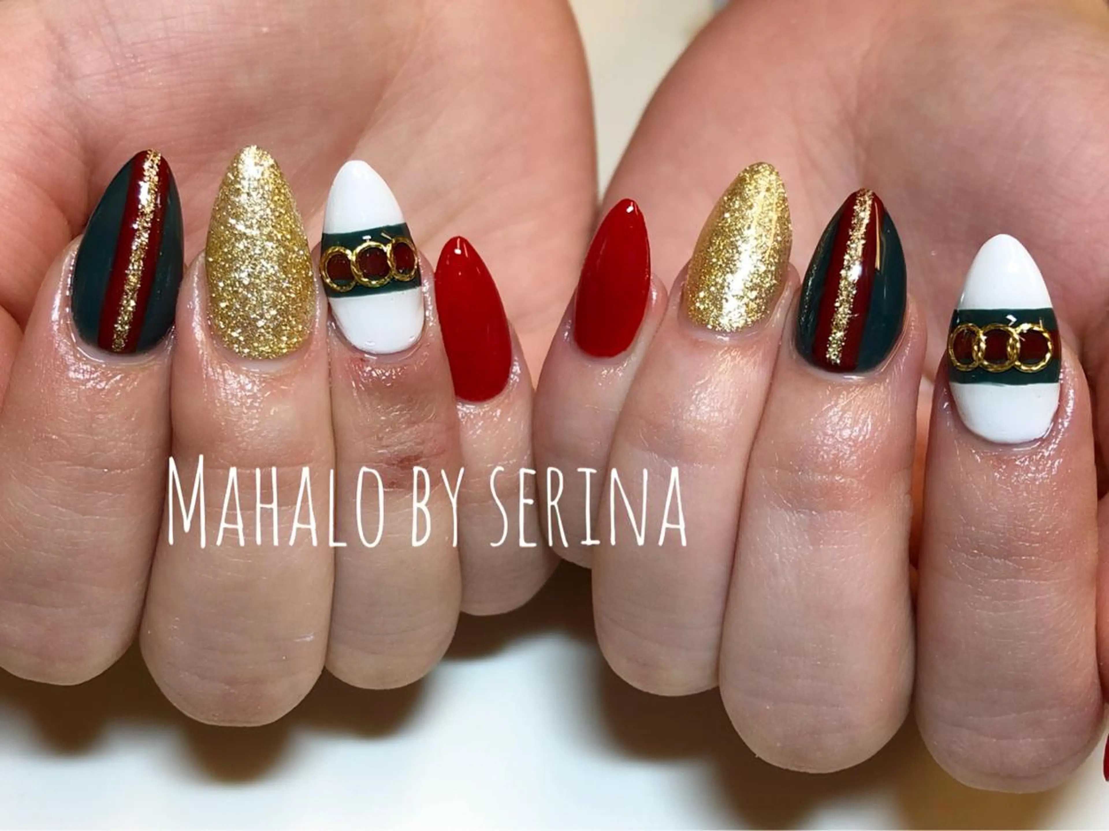 ミディアム カラー ネイル SUNNY BAE. SERINAのネイルデザイン