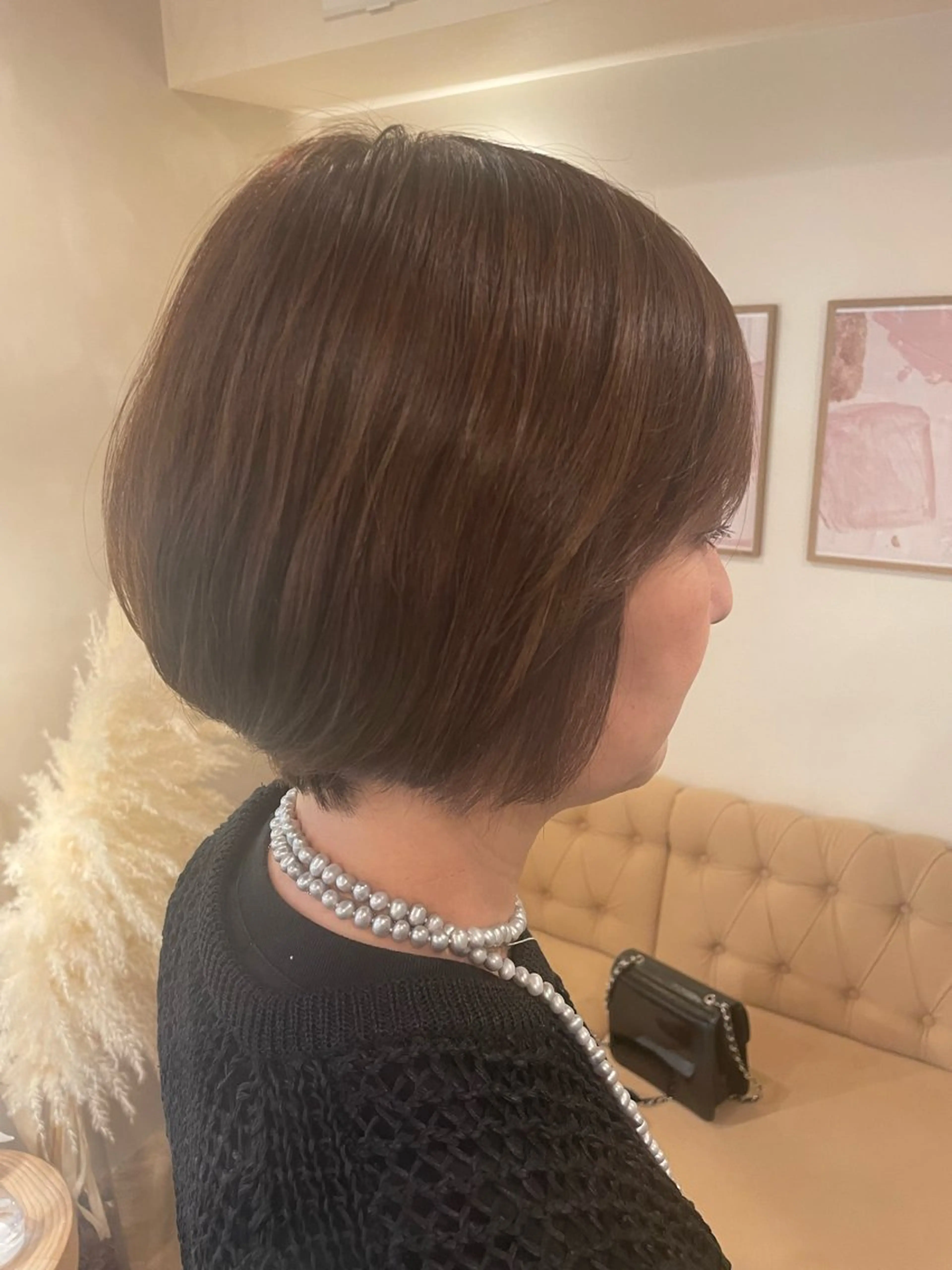 ショート 暖色/ミルクティー/ レイヤー/yuriaのヘアスタイル