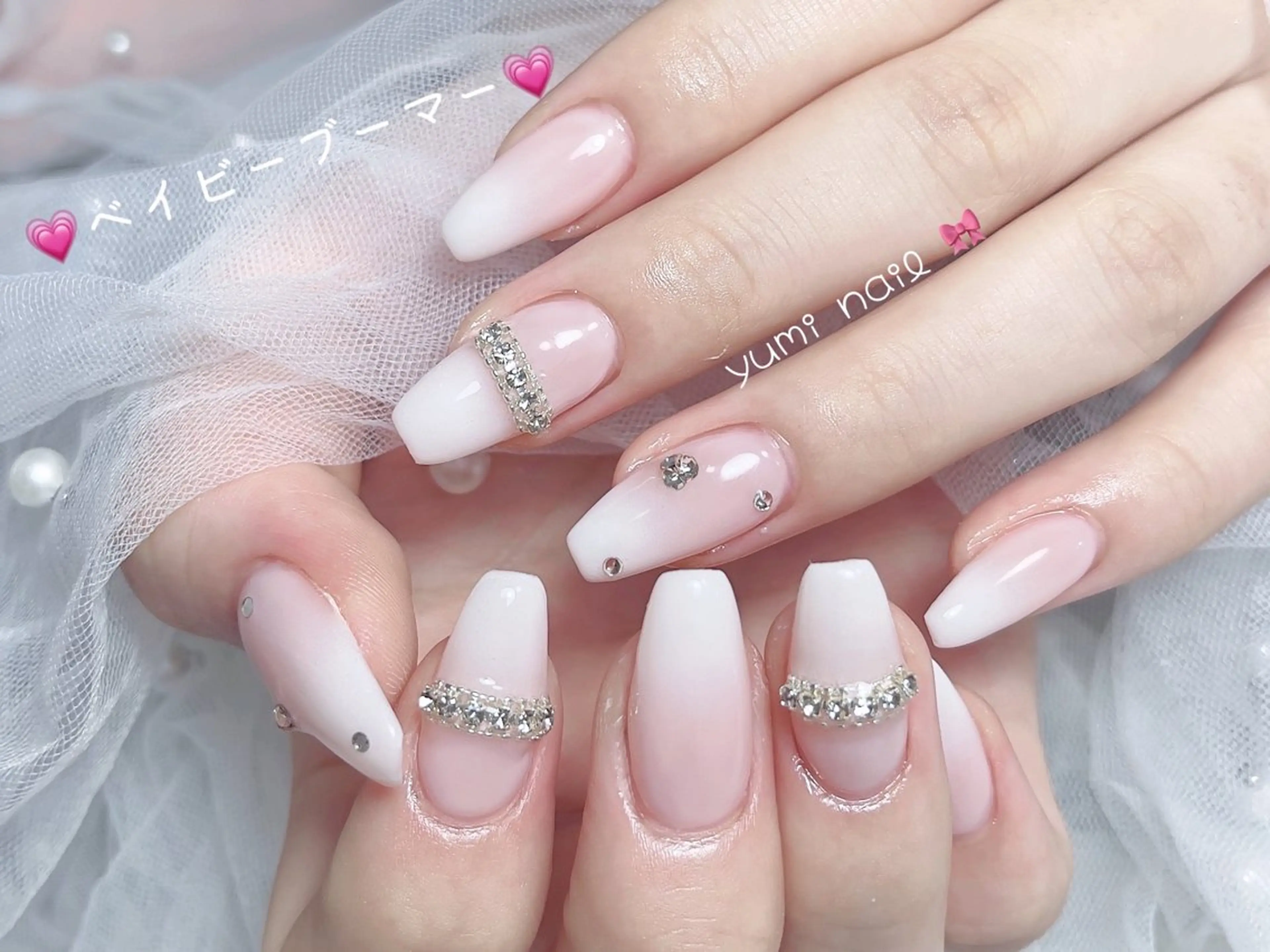 ネイル 𝐲𝐮𝐦𝐢🎀 デザイン長さ出し専門のネイルデザイン