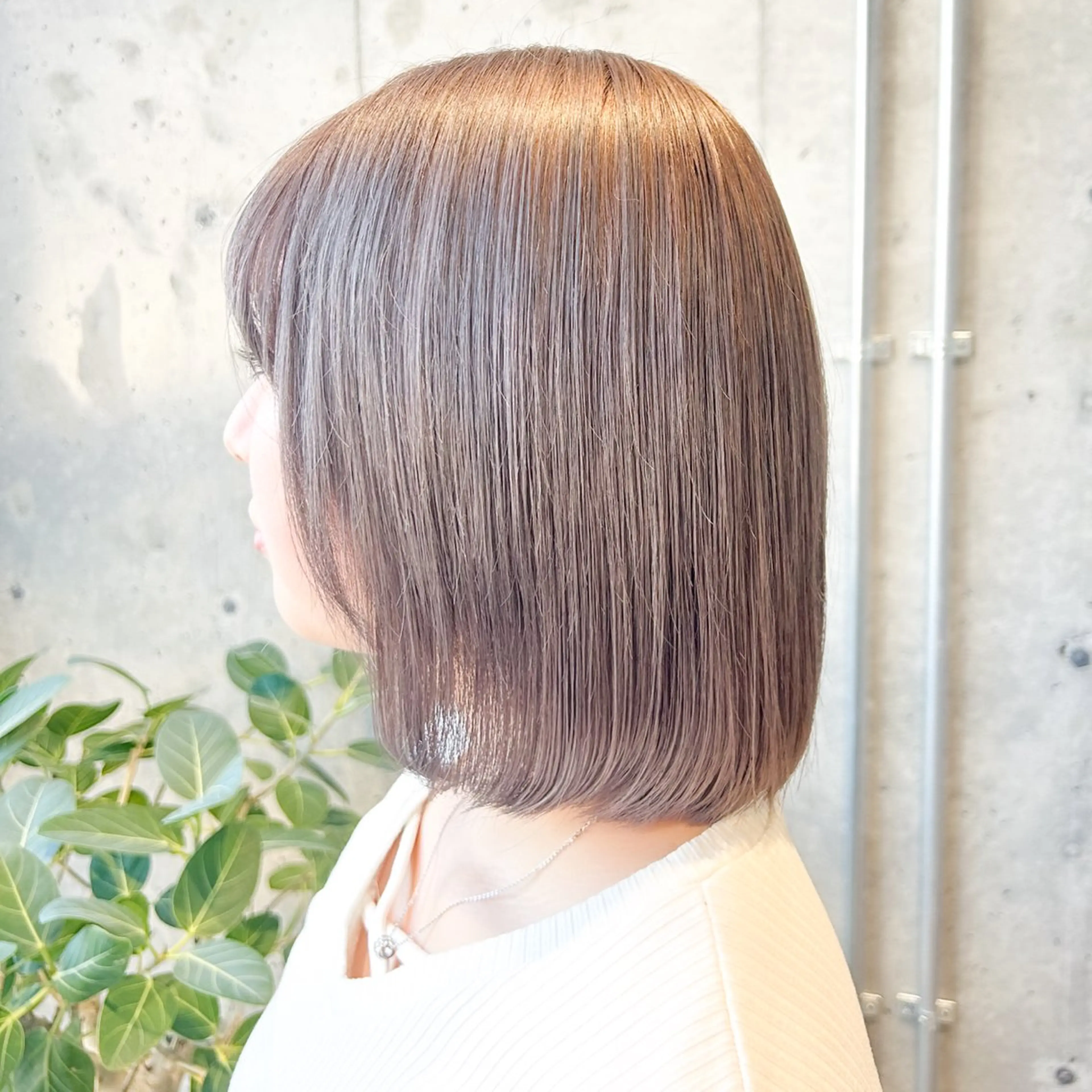 ショート カラー カット トリートメント 🤡暖色艶カラー 🤡みさきのヘアスタイル