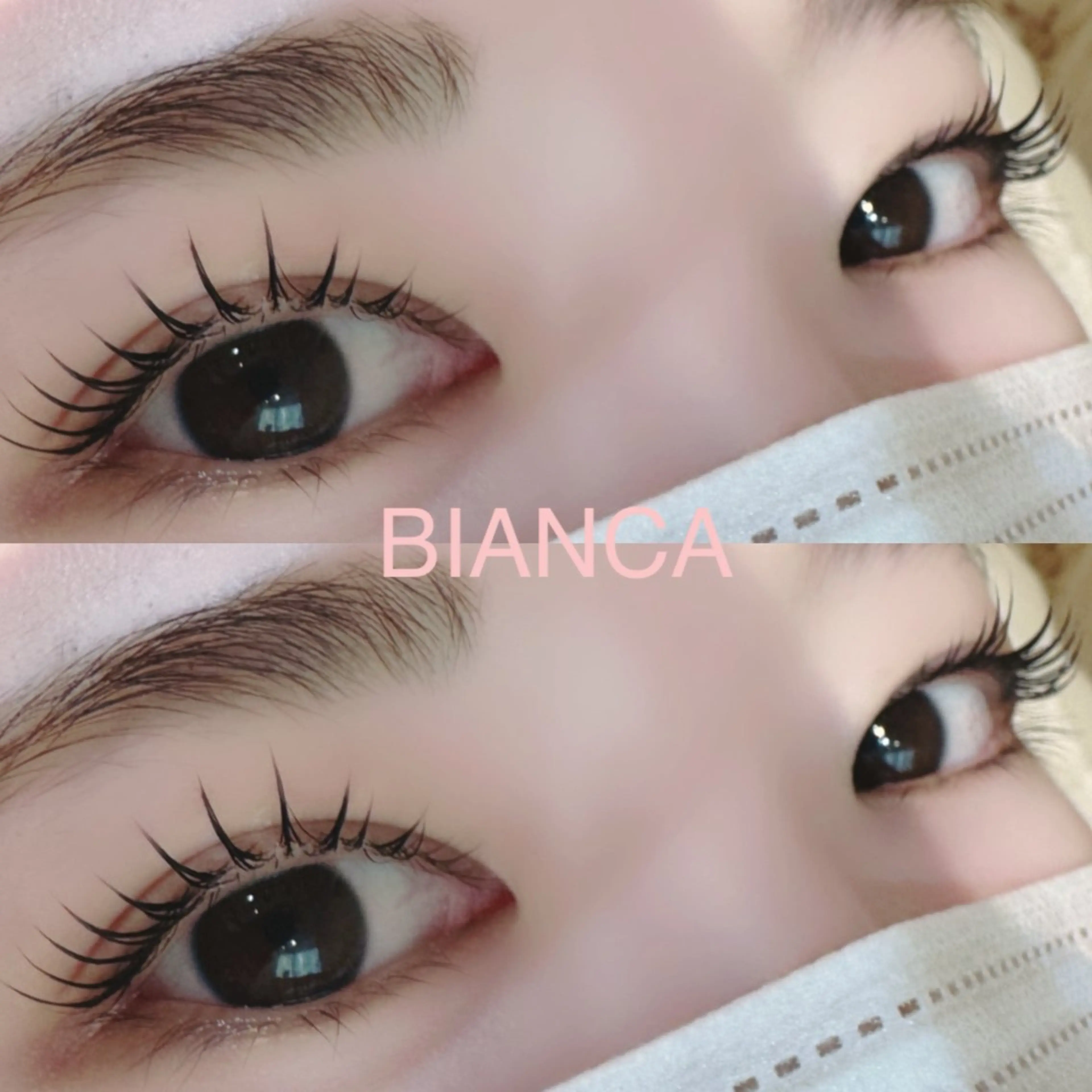 マツエク・マツパ 束感まつ毛 一重×まつ毛パーマ マツパ Bianca名駅店☆ koishimineのマツエク・マツパデザイン