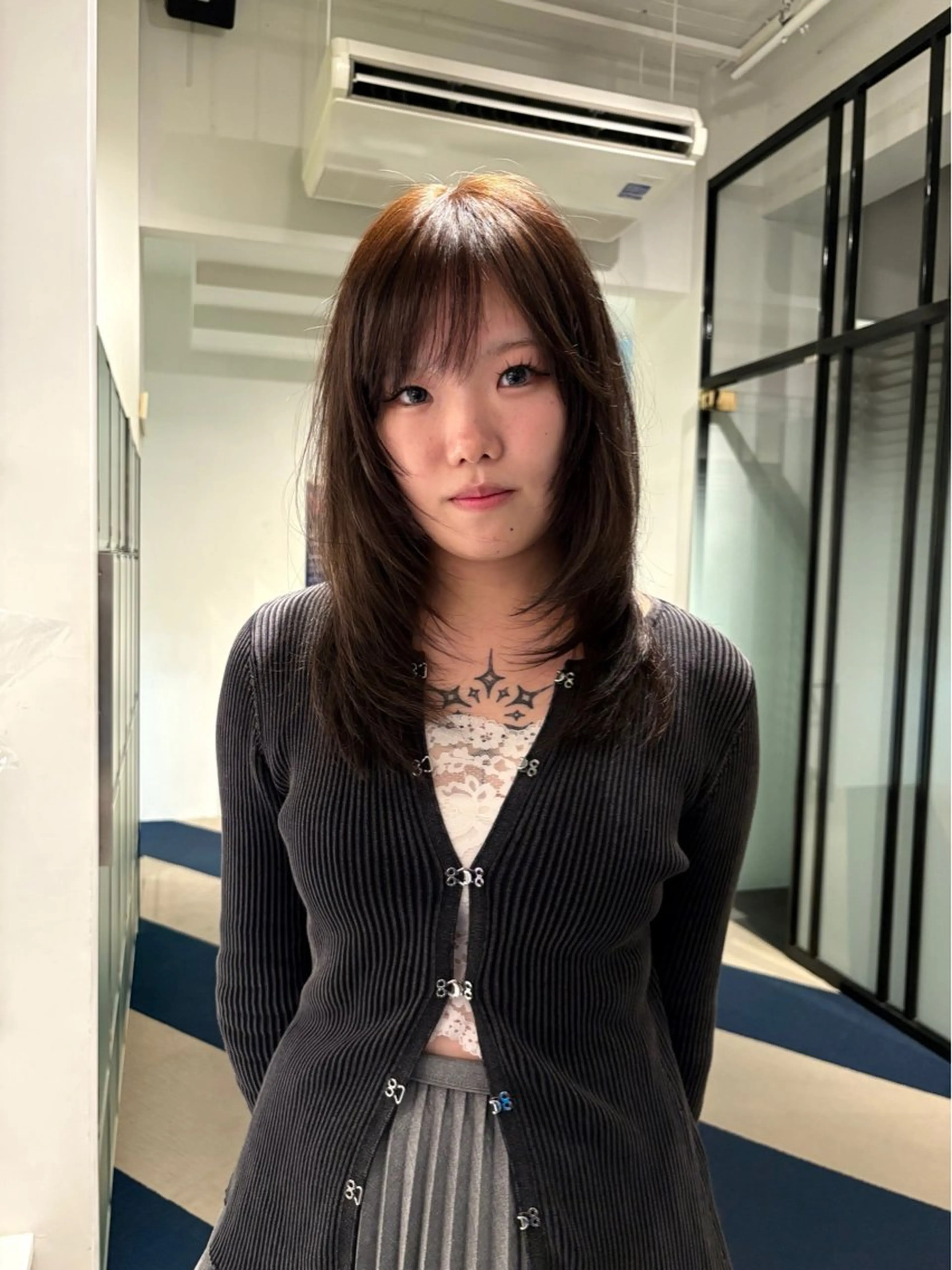 セミロング カラー La Pensee/ カスヤリクのヘアスタイル