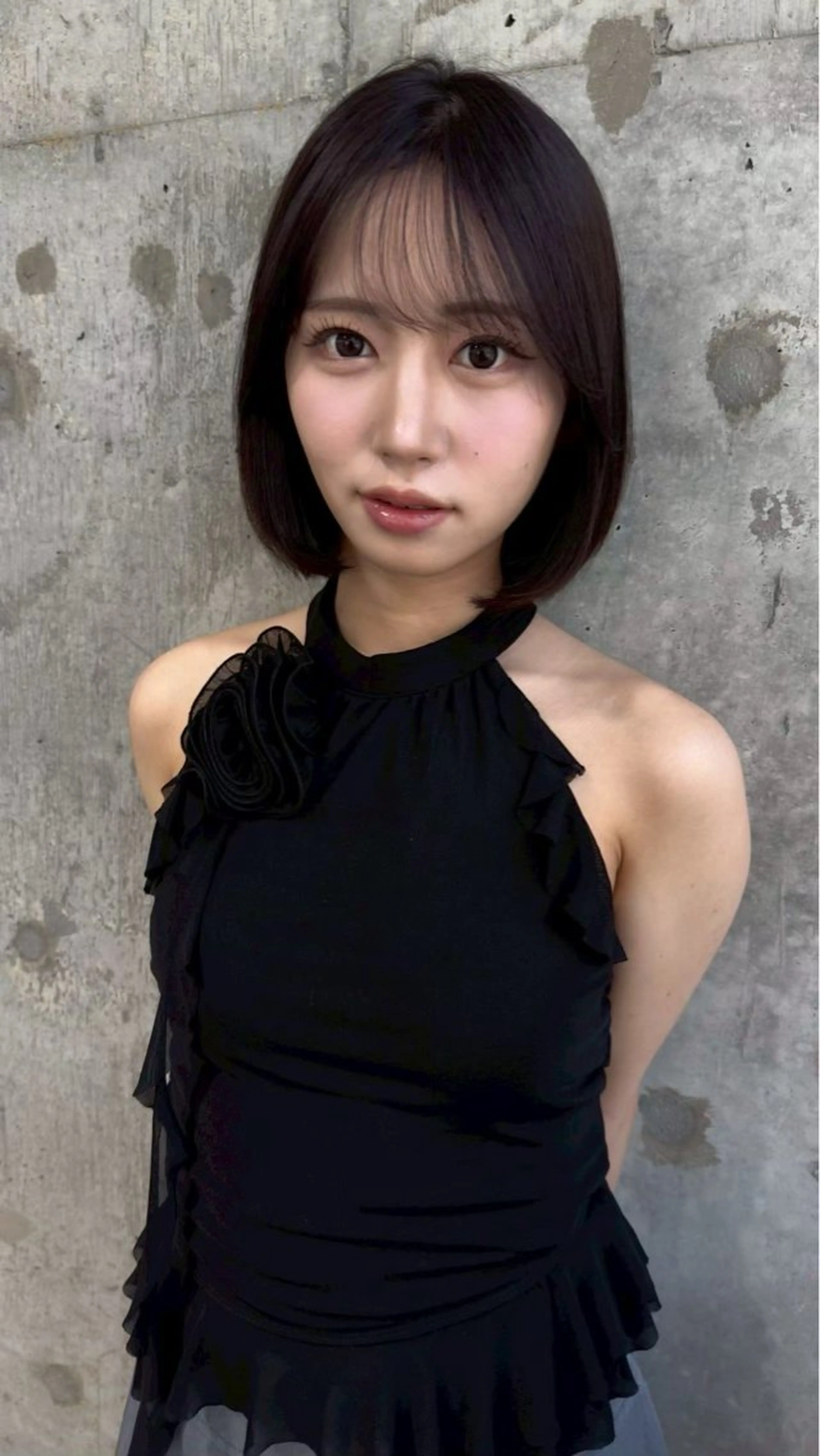 首もとスッキリ🌟ナチュラルボブにしたい方💗【無料練習モデル】　カット＋トリートメント(ボブ）　¥0​〜​の写真