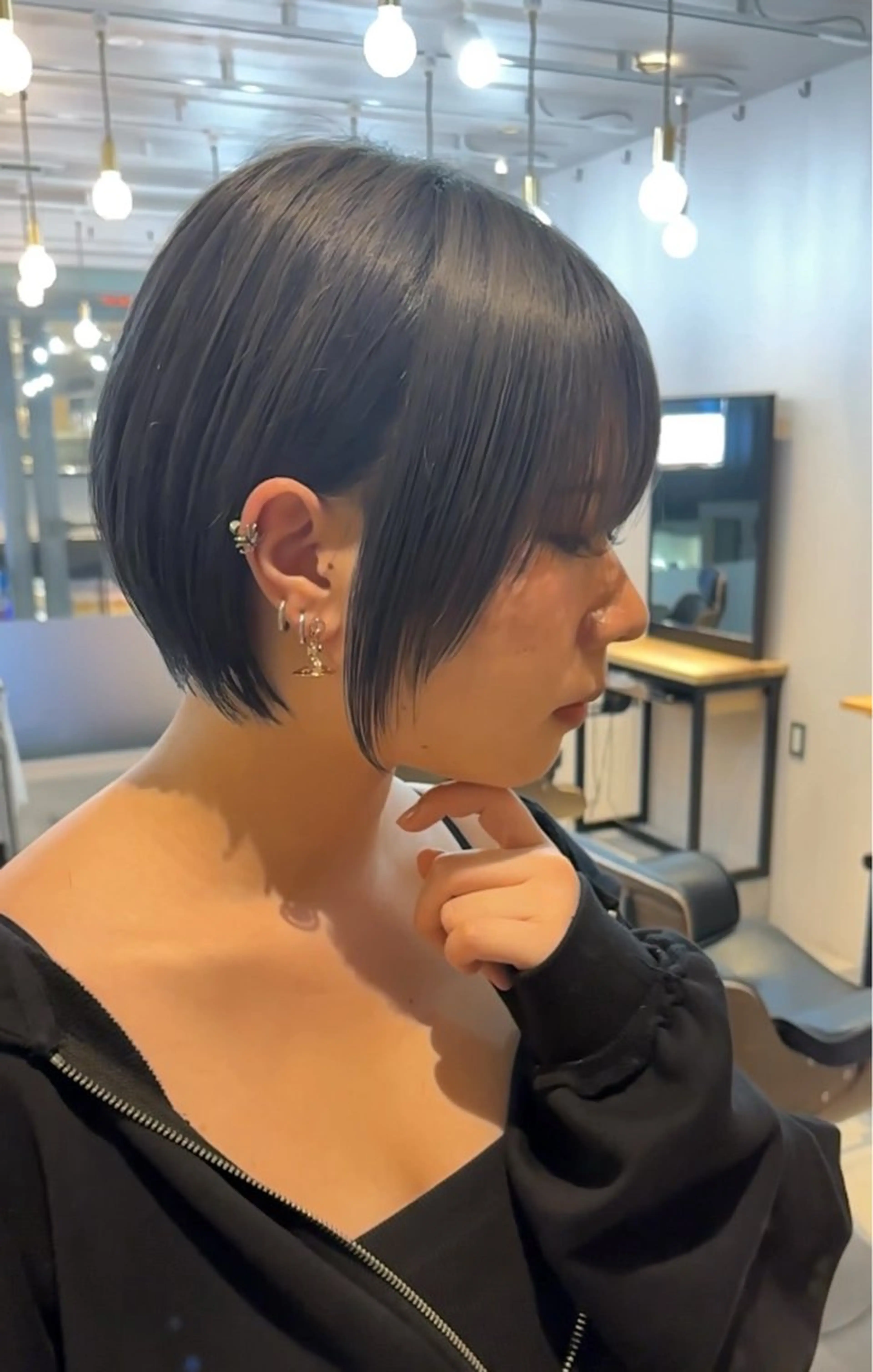 ショート ショートボブ ハンサムショート 丸みショート ボブ くびれヘア HARUKI  MINATO Japan広島紙屋町店所属・hmj紙屋町店 脊戸智志のヘアスタイル