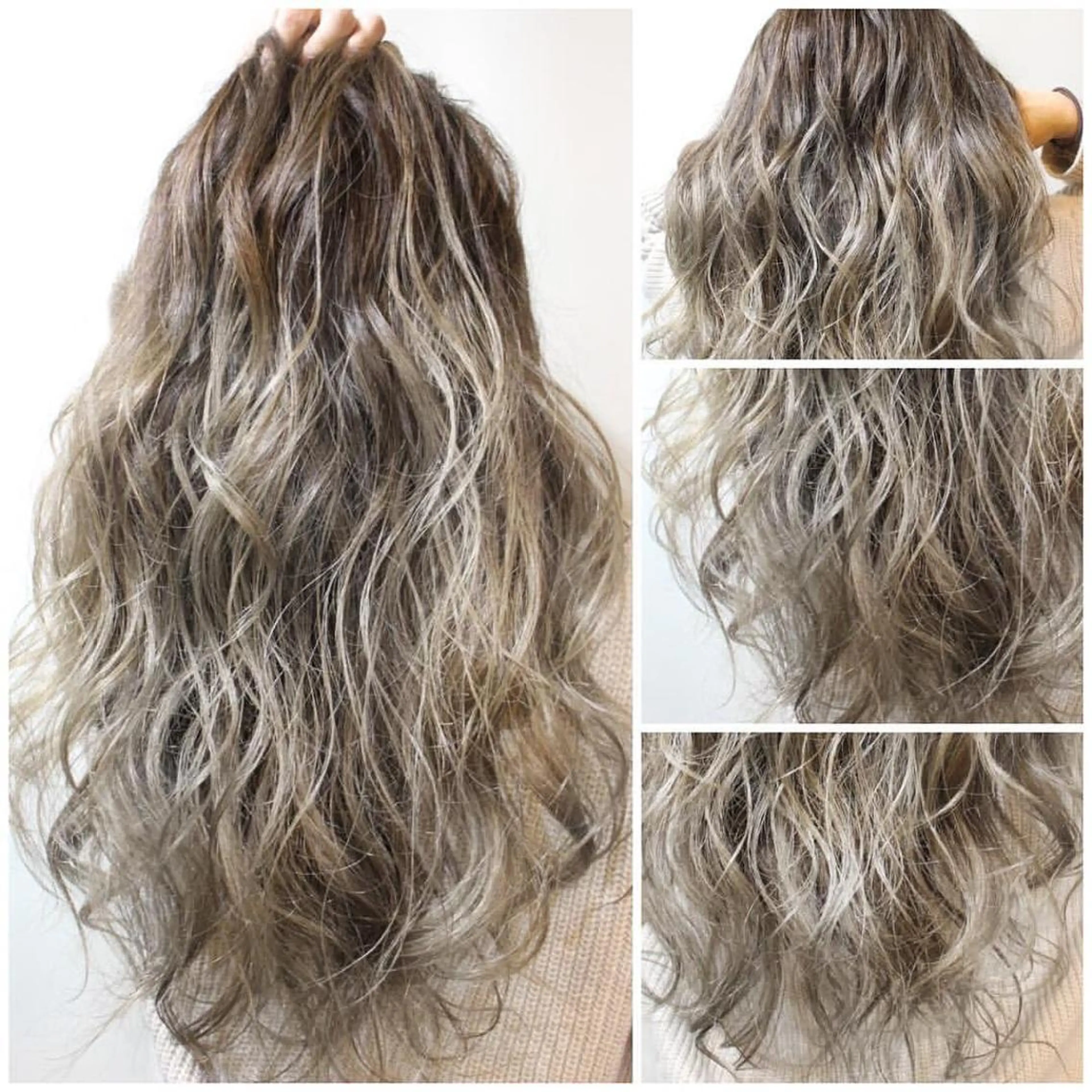 ロング カラー ヘアアレンジ アッシュ ベージュカラー ブラウンカラー グラデーションカラー ヘアカラー トリートメント Shelltie Fiel (シェルティフィエル)所属・次世代シールエクステ 錦糸町 小泉 朋之のヘアスタイル