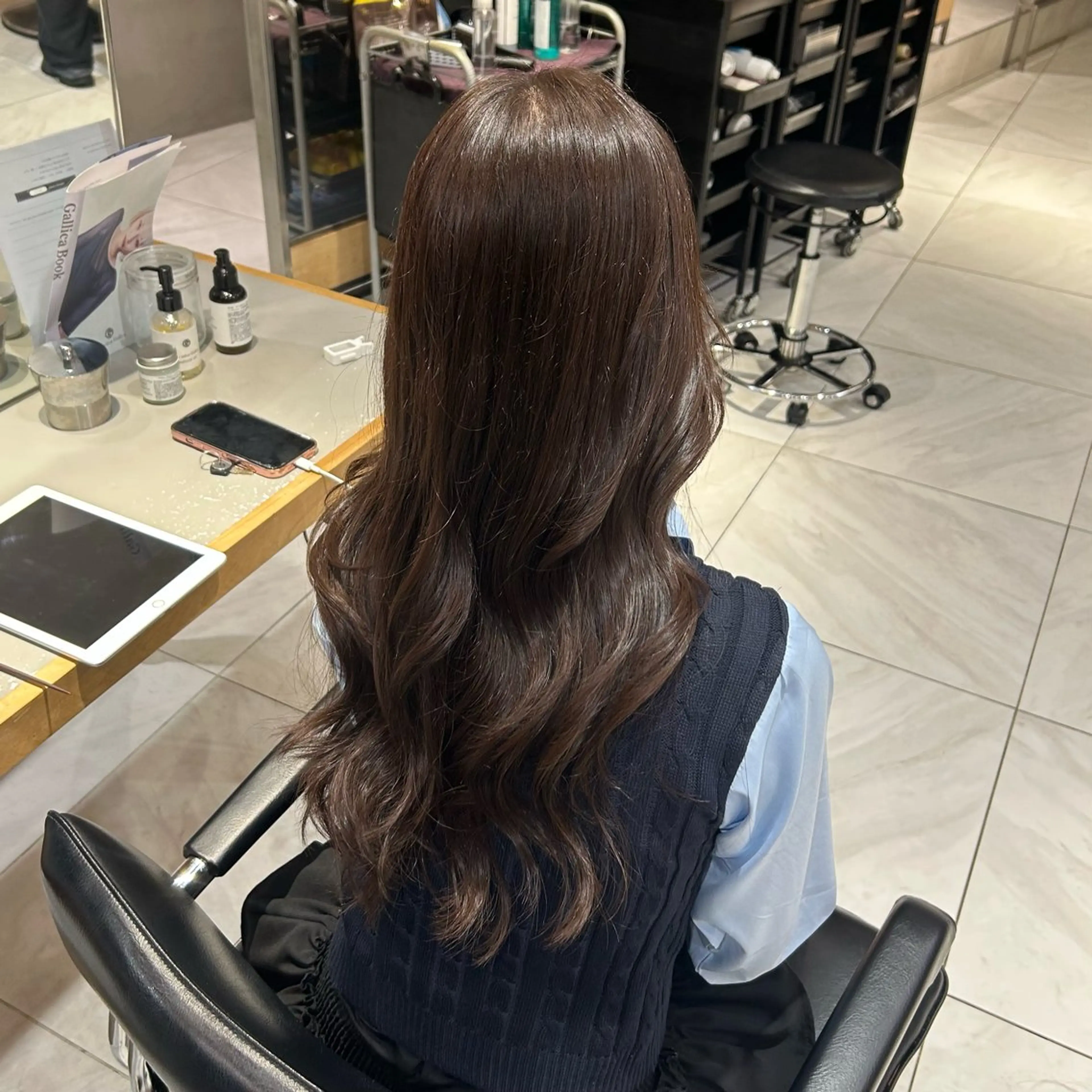 ロング ヘアカラー トリートメント 艶カラー /　kokona🤍のヘアスタイル