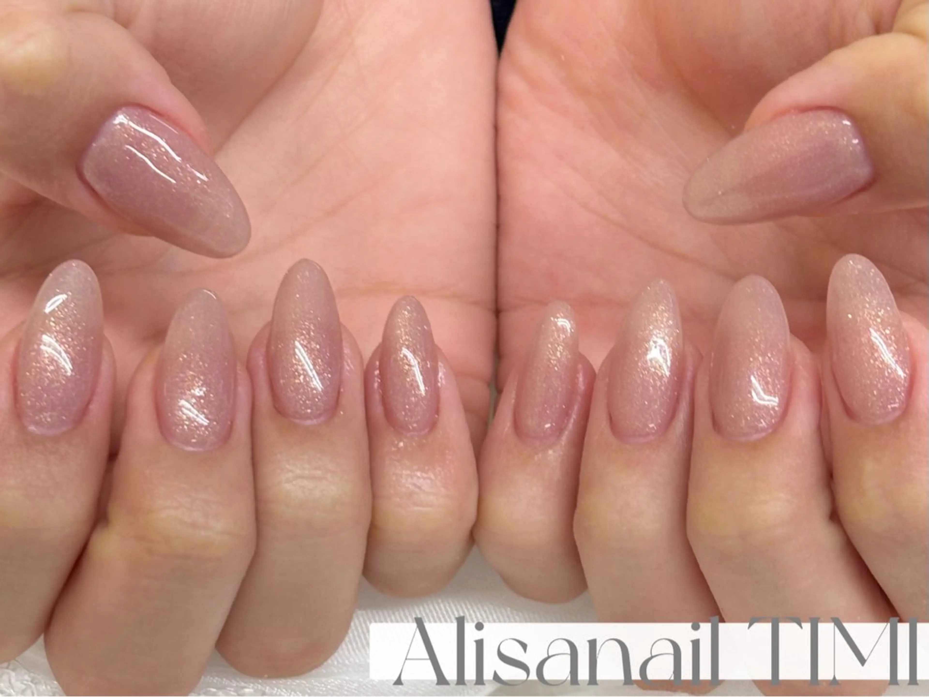 ネイル ワンカラーネイル ハンドネイル Alisa nail Timiのネイルデザイン