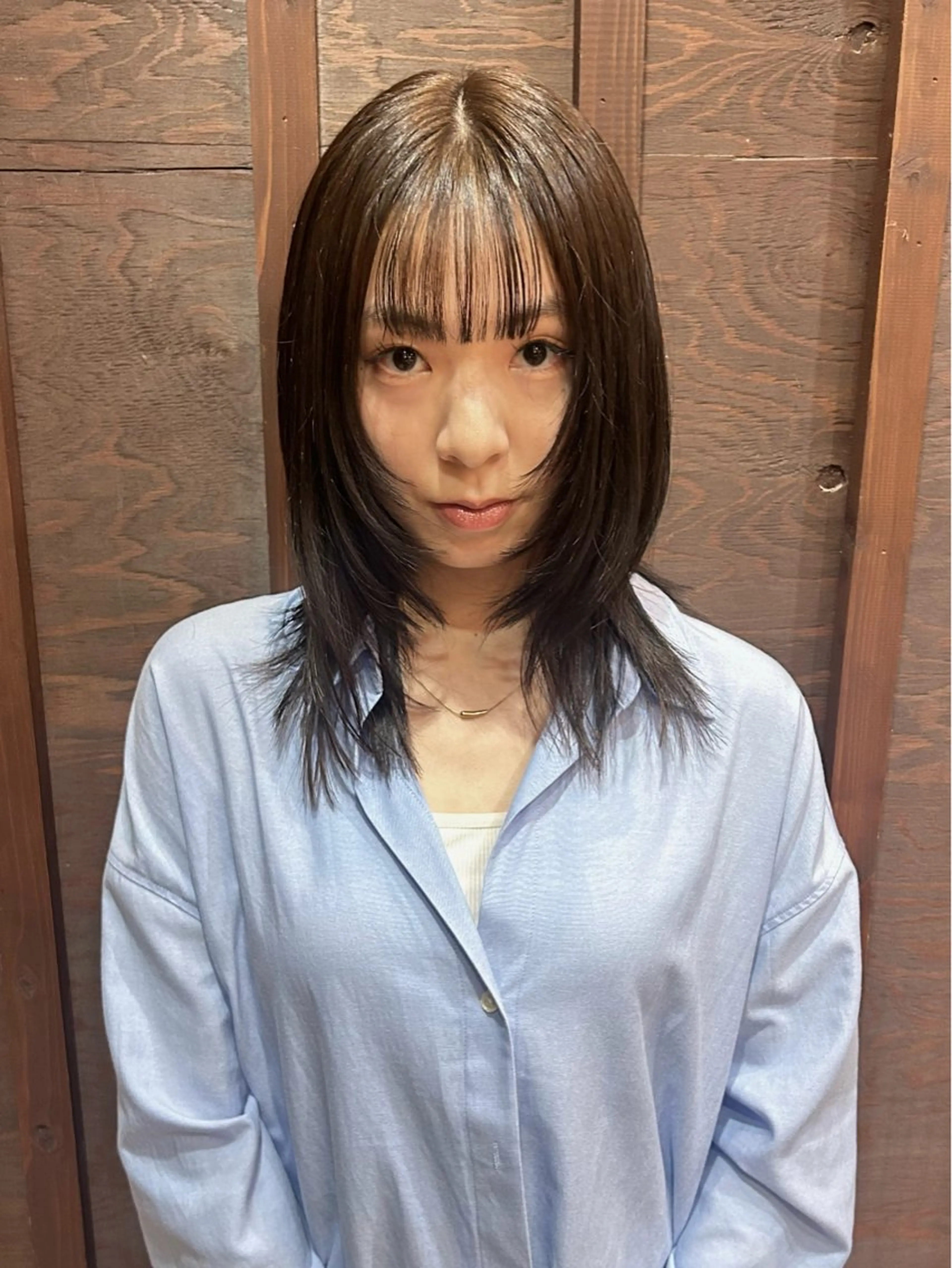 セミロング カット chapter 問屋町 【チャプター】所属・chapter/ natsumiのヘアスタイル
