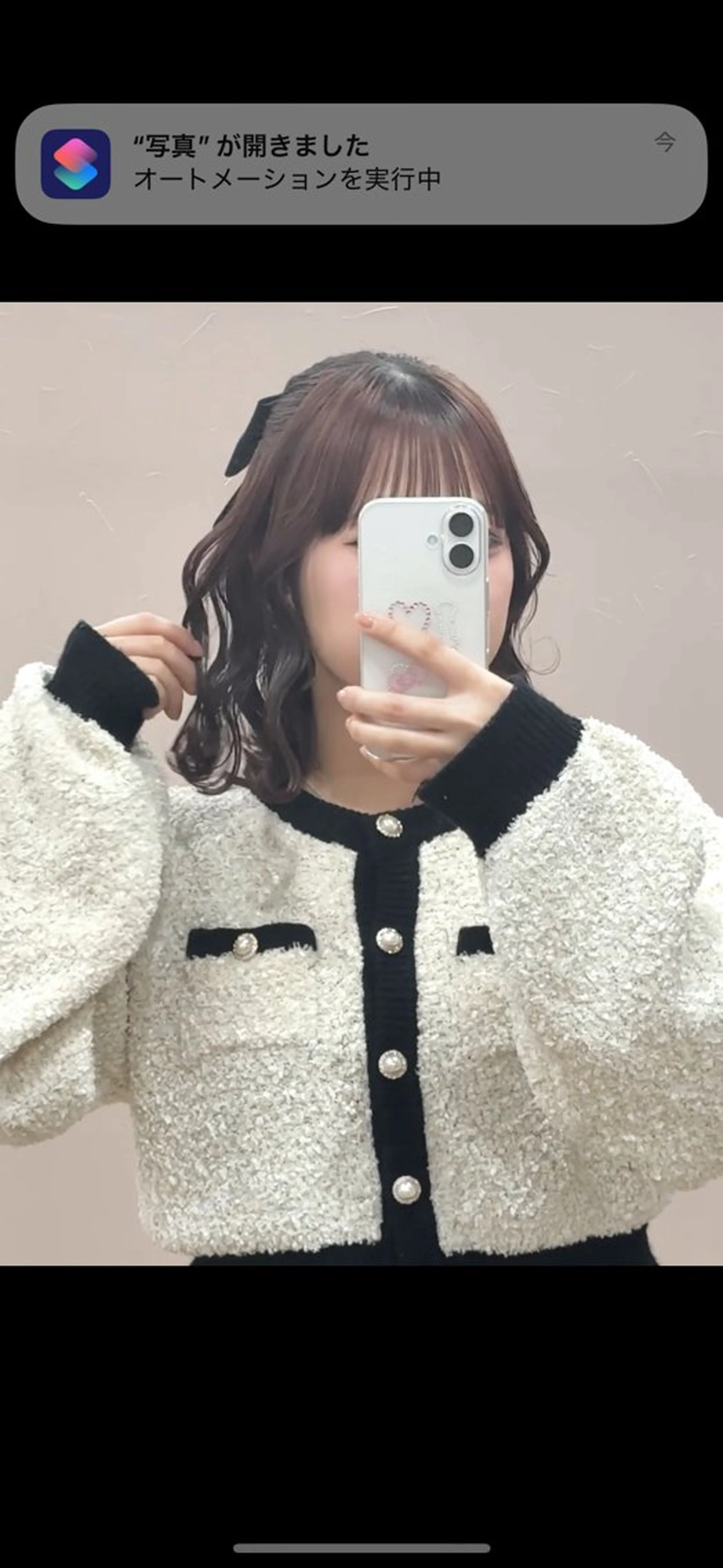 ショート ボブ ヘアセット 蓮見 華凜のヘアスタイル