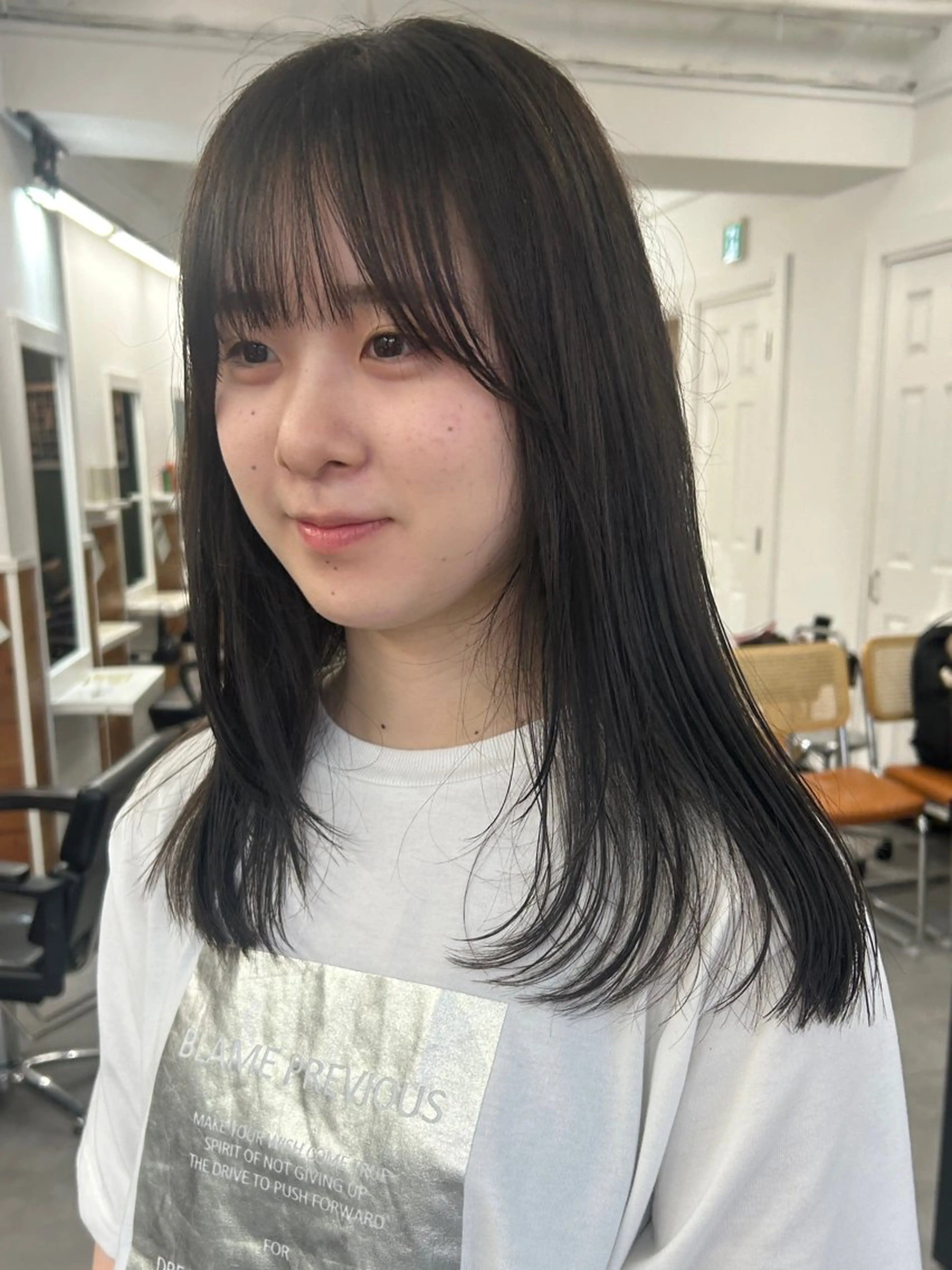 セミロング カラー カット ヘアカラー トリートメント ボブ/透明感カラー /サナ🌼のヘアスタイル