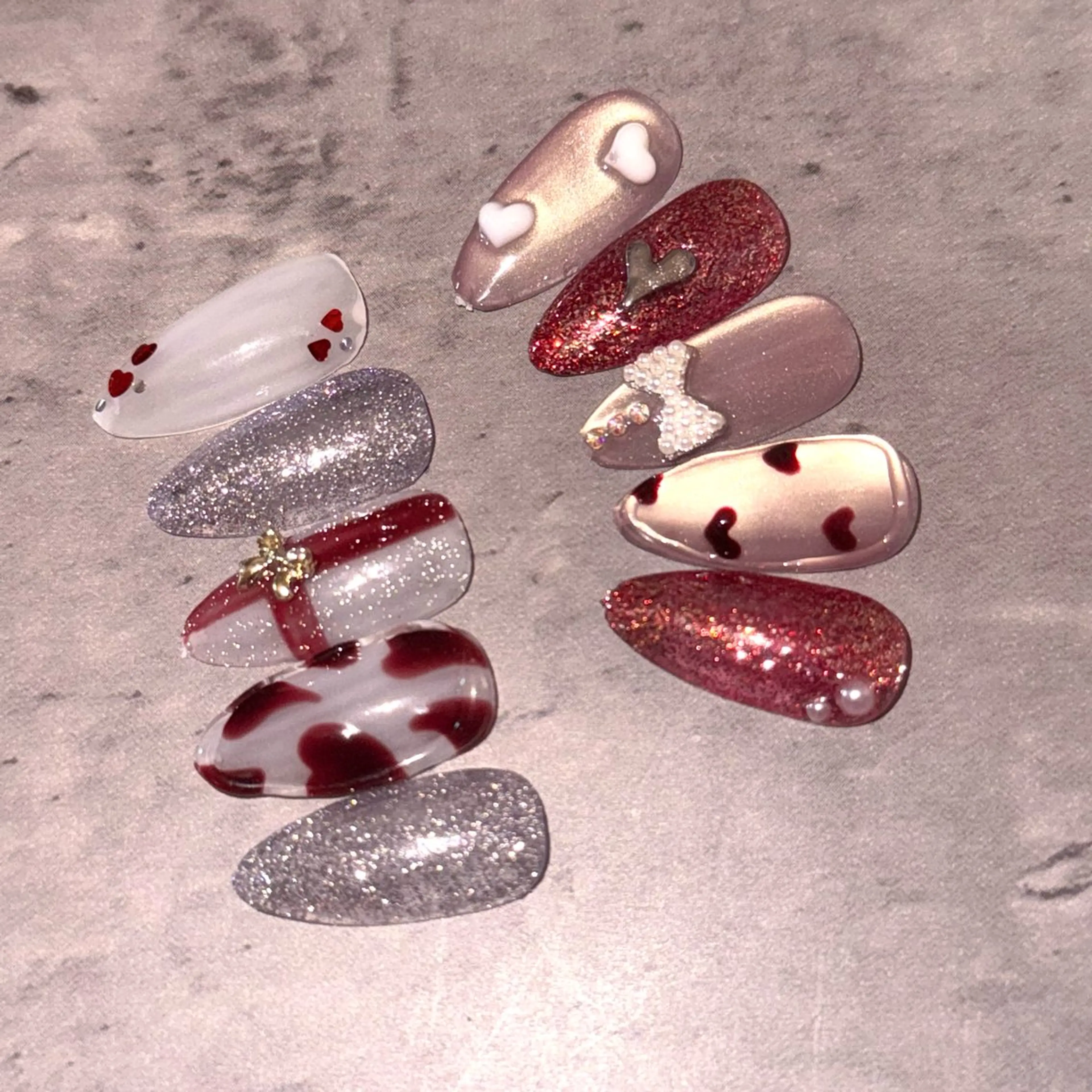 ネイル ジェルネイル 冬ネイル riri nailのネイルデザイン