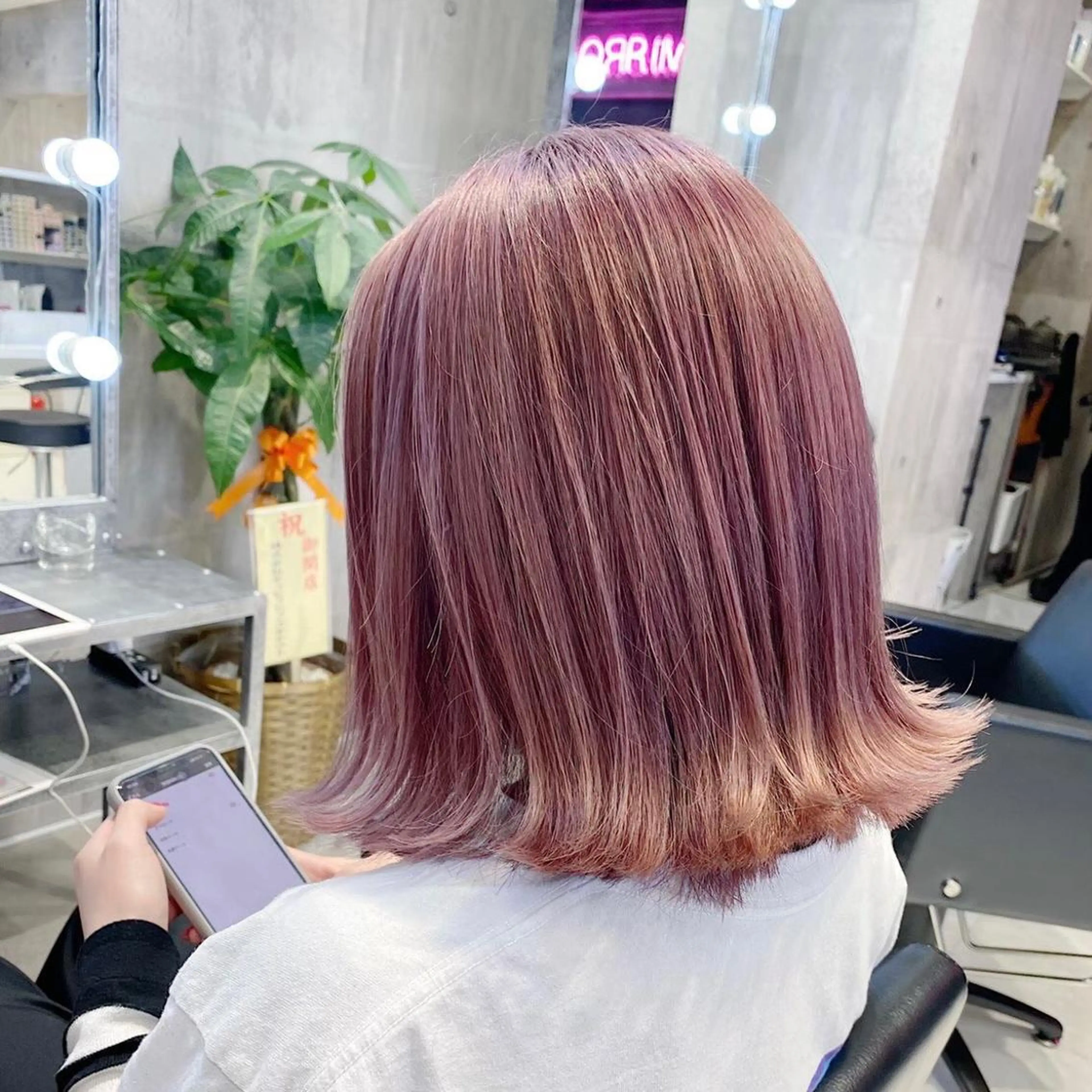 ミディアム カラー 🧸ミルクティー🧸 kousei🧸のヘアスタイル