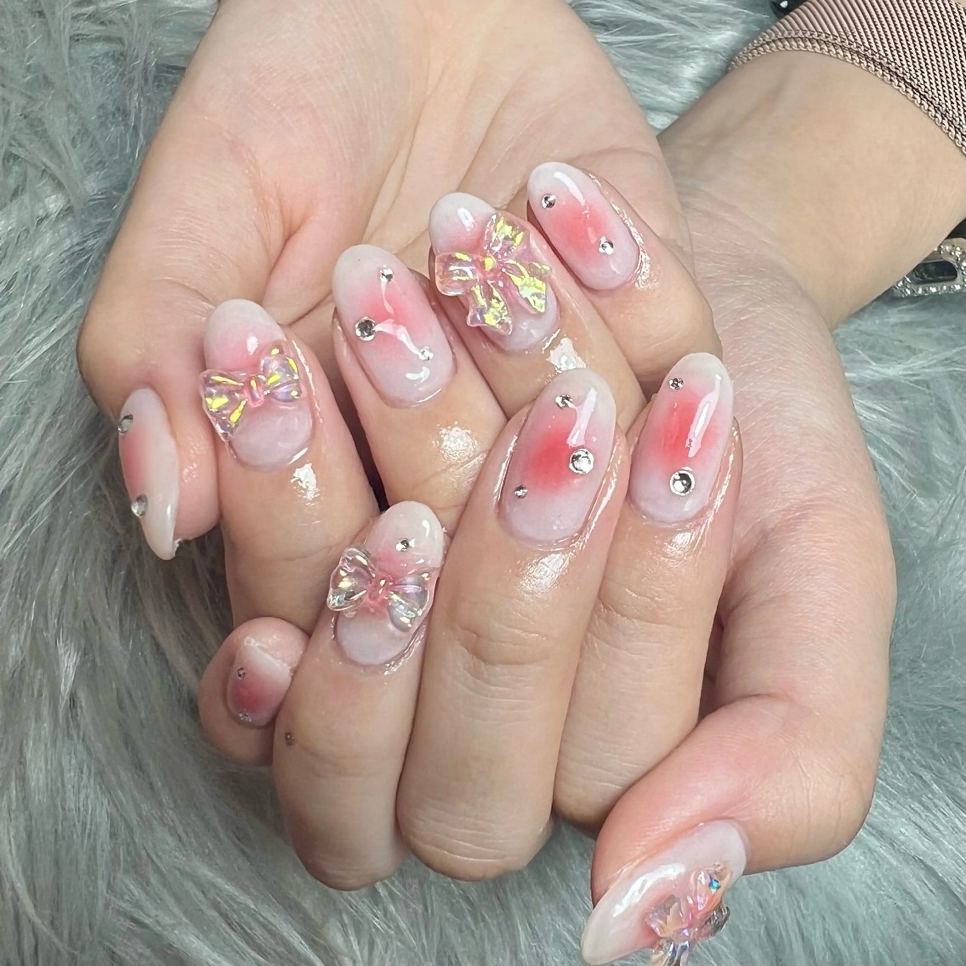 ネイル アートネイル チークネイル ジェルネイル ハンドネイル feel ♡︎ remiのネイルデザイン